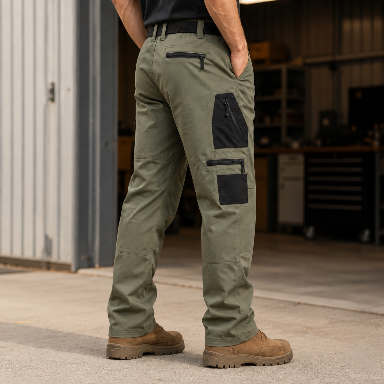 Men's Multi-Pocket Tactical Work Pants Packs