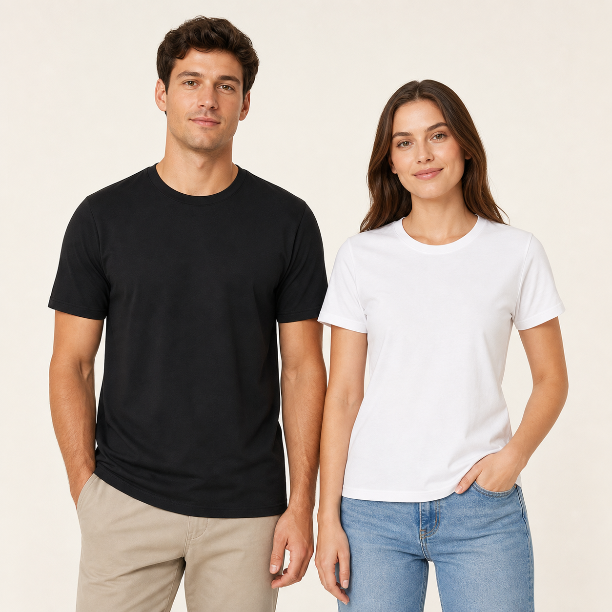 Unisex Everyday Crew Neck T-Shirt Multipacks — gallery 01 front