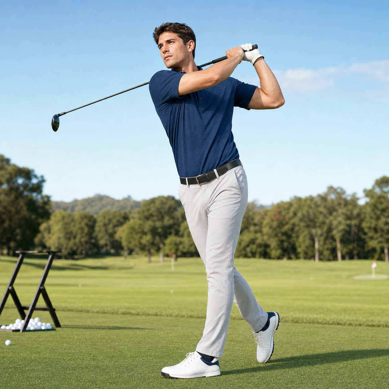 Men's Performance Quick-Dry Polo Shirts Packs - gallery 01 golf action