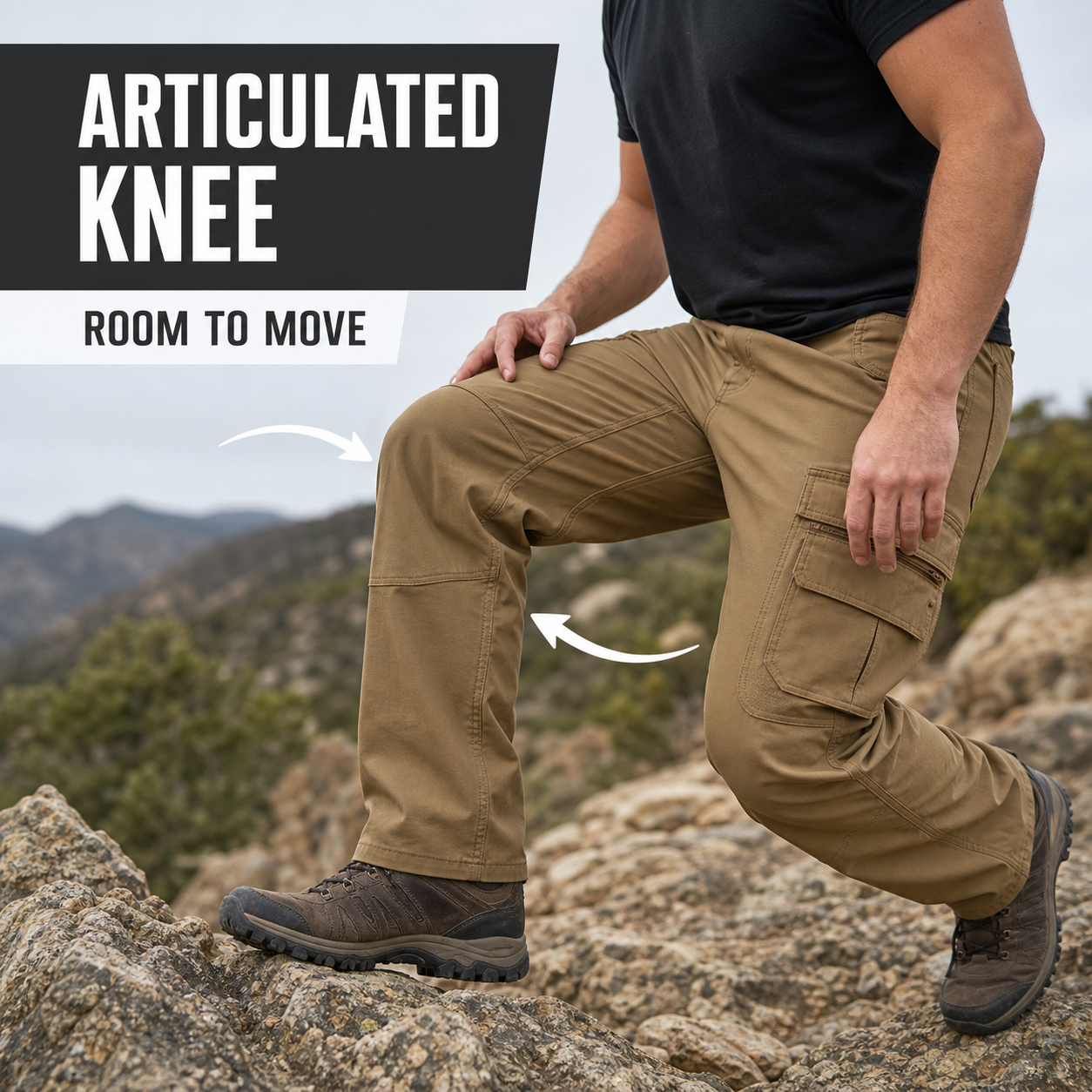 Men's Tactical Utility Cargo Pants Packs detail 3