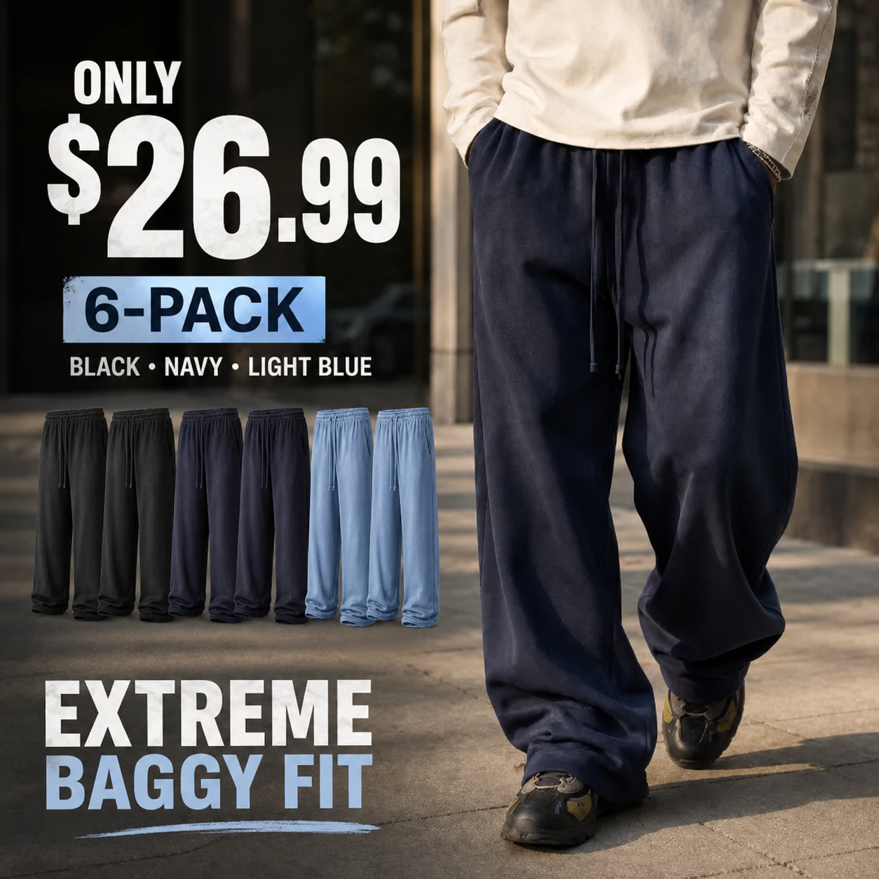 Unisex Extremely Baggy Pants