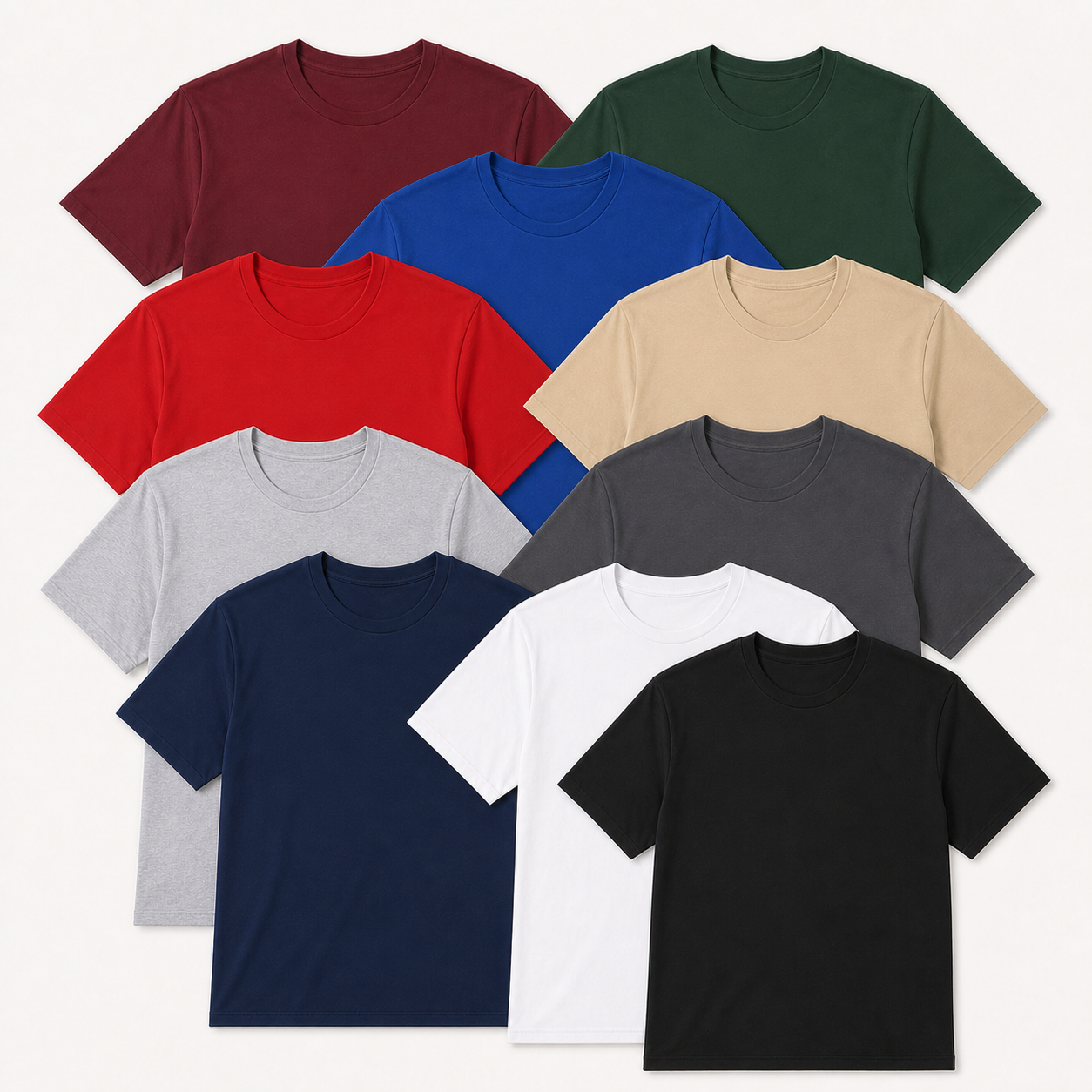 Unisex Everyday Crew Neck T-Shirt Multipacks — hero promo