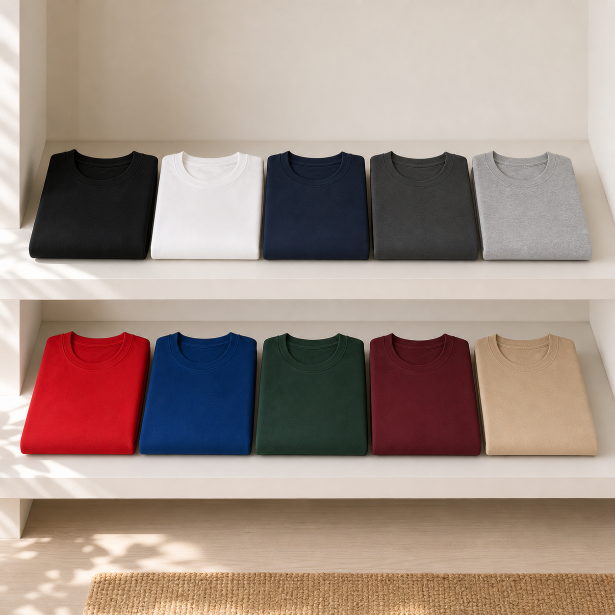 Unisex Everyday Crew Neck T-Shirt Multipacks — hero promo
