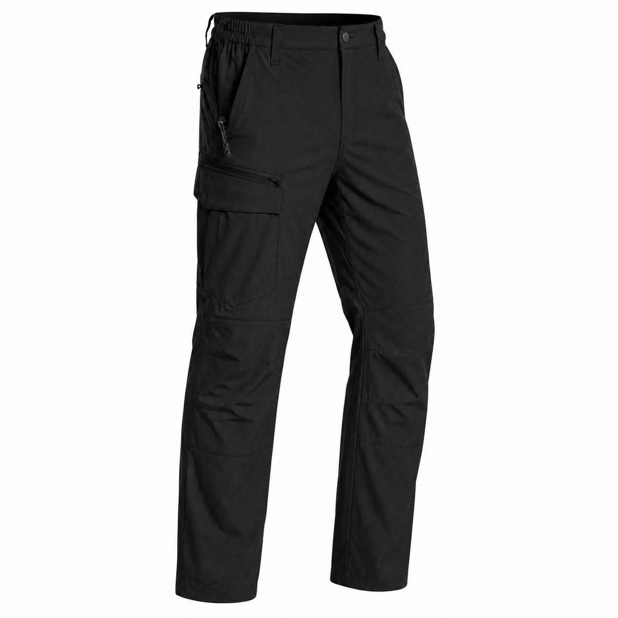 Men's Lightweight Stretch Cargo Pants Packs - sku black