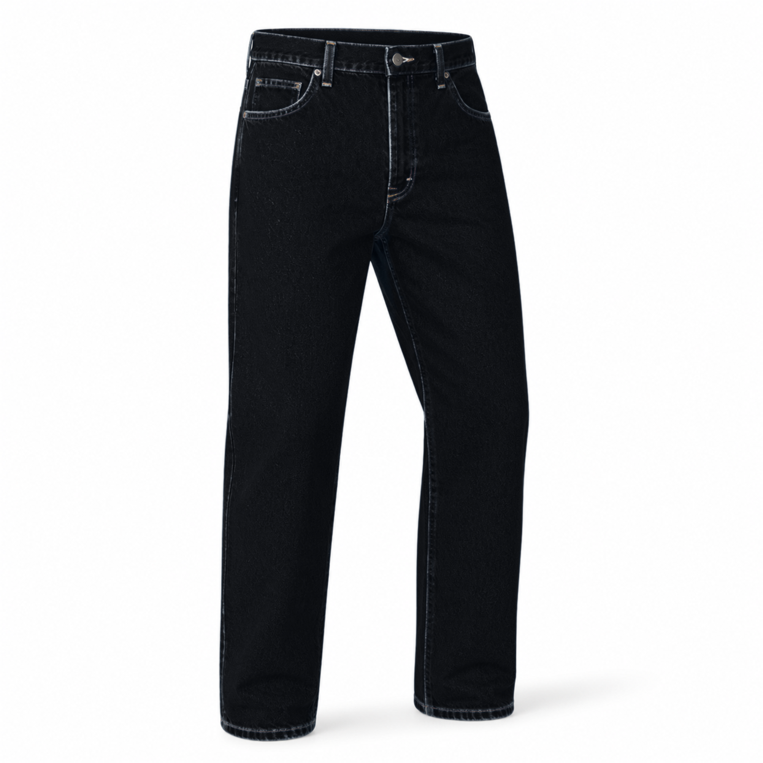 Men's Classic Relaxed Fit Denim Jeans Packs - black