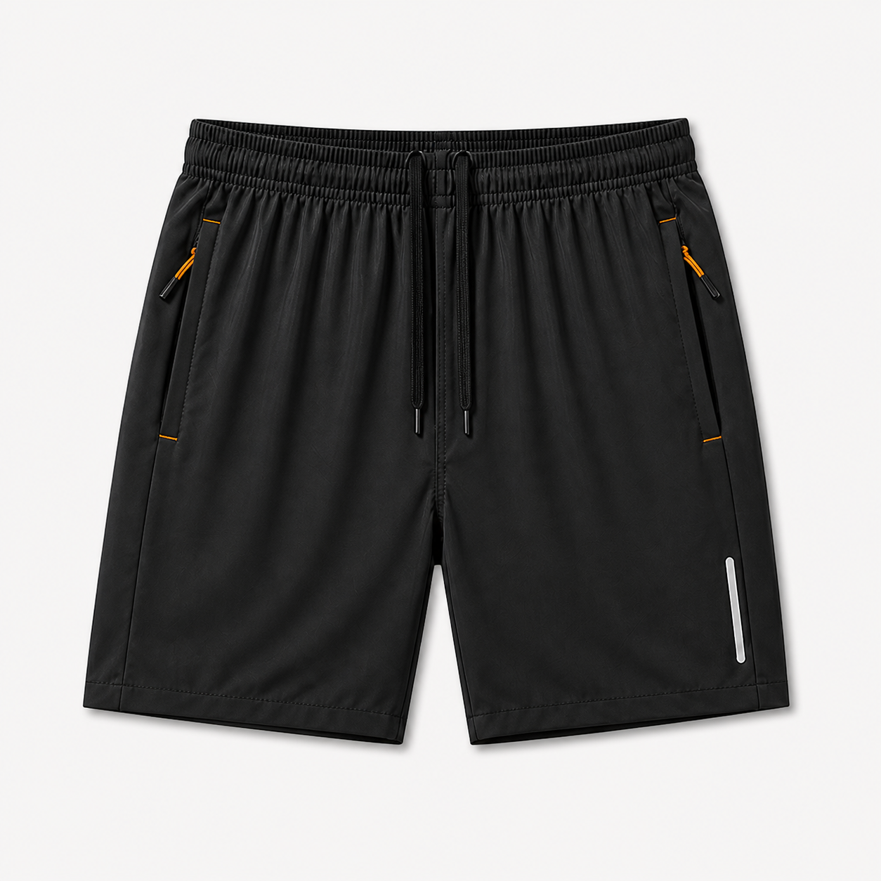 Men's Reflective Zip-Pocket Athletic Shorts Packs SKU option