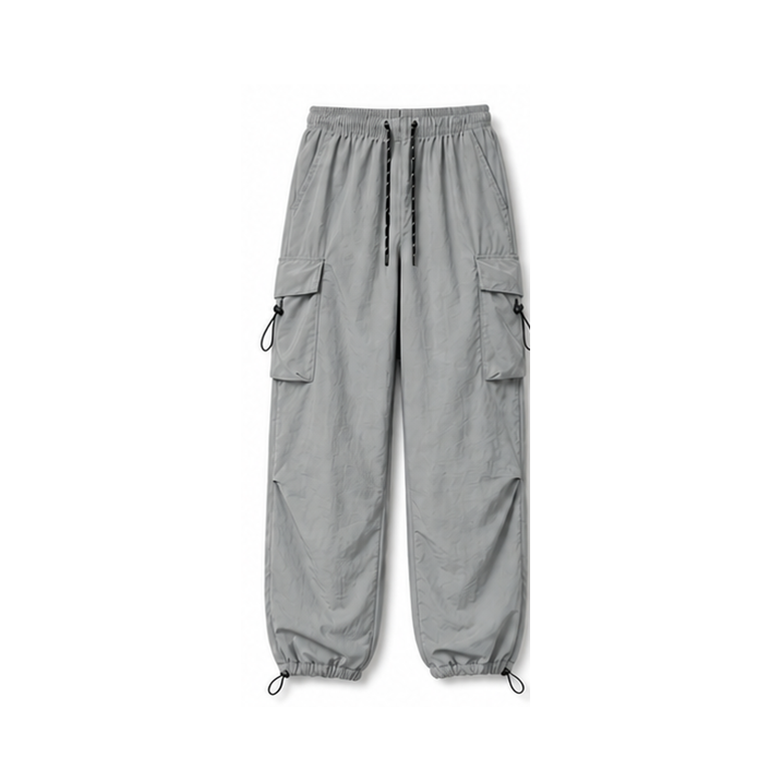 Men's Lightweight Water-Resistant Parachute Cargo Pants Packs SKU option
