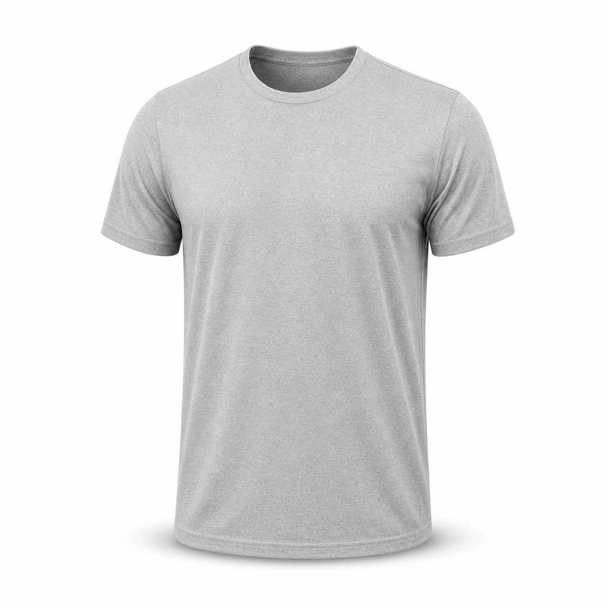 Men's 7-Pack Moisture Wicking Quick Dry Crew Neck T-Shirts - Heather Grey