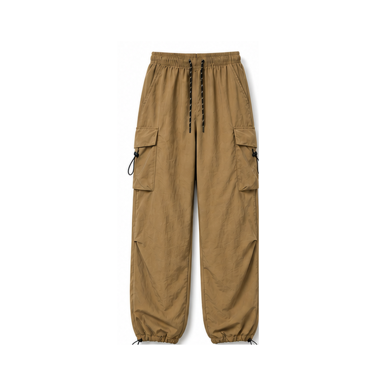 Men's Lightweight Water-Resistant Parachute Cargo Pants Packs SKU option