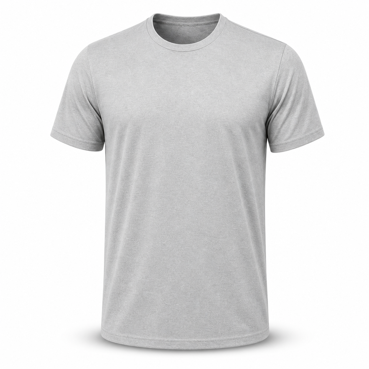 Men's 7-Pack Moisture Wicking Quick Dry Crew Neck T-Shirts - Light Grey