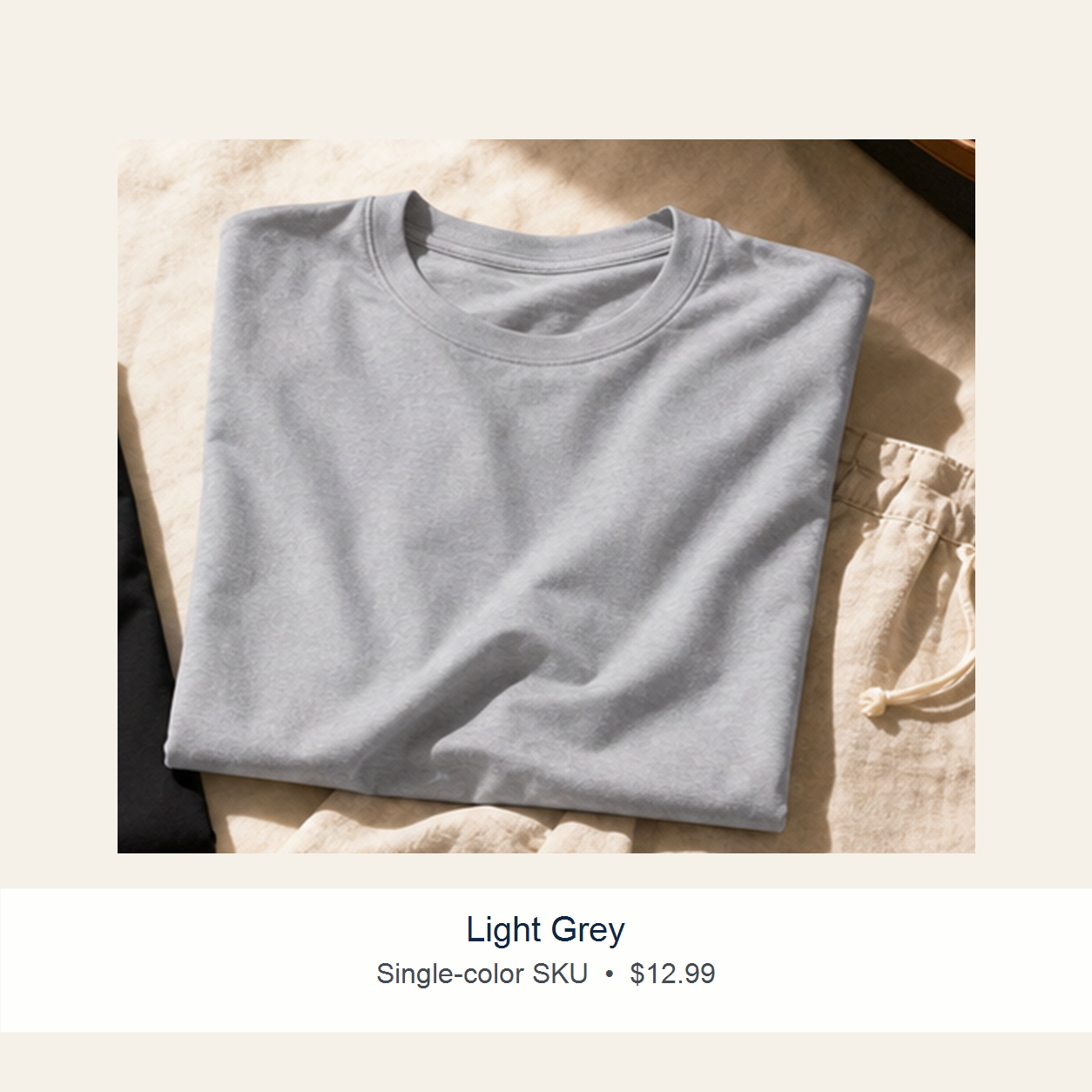 Men's Big & Tall Relaxed Casual Crew Neck T-Shirts 4-Pack - sku light grey