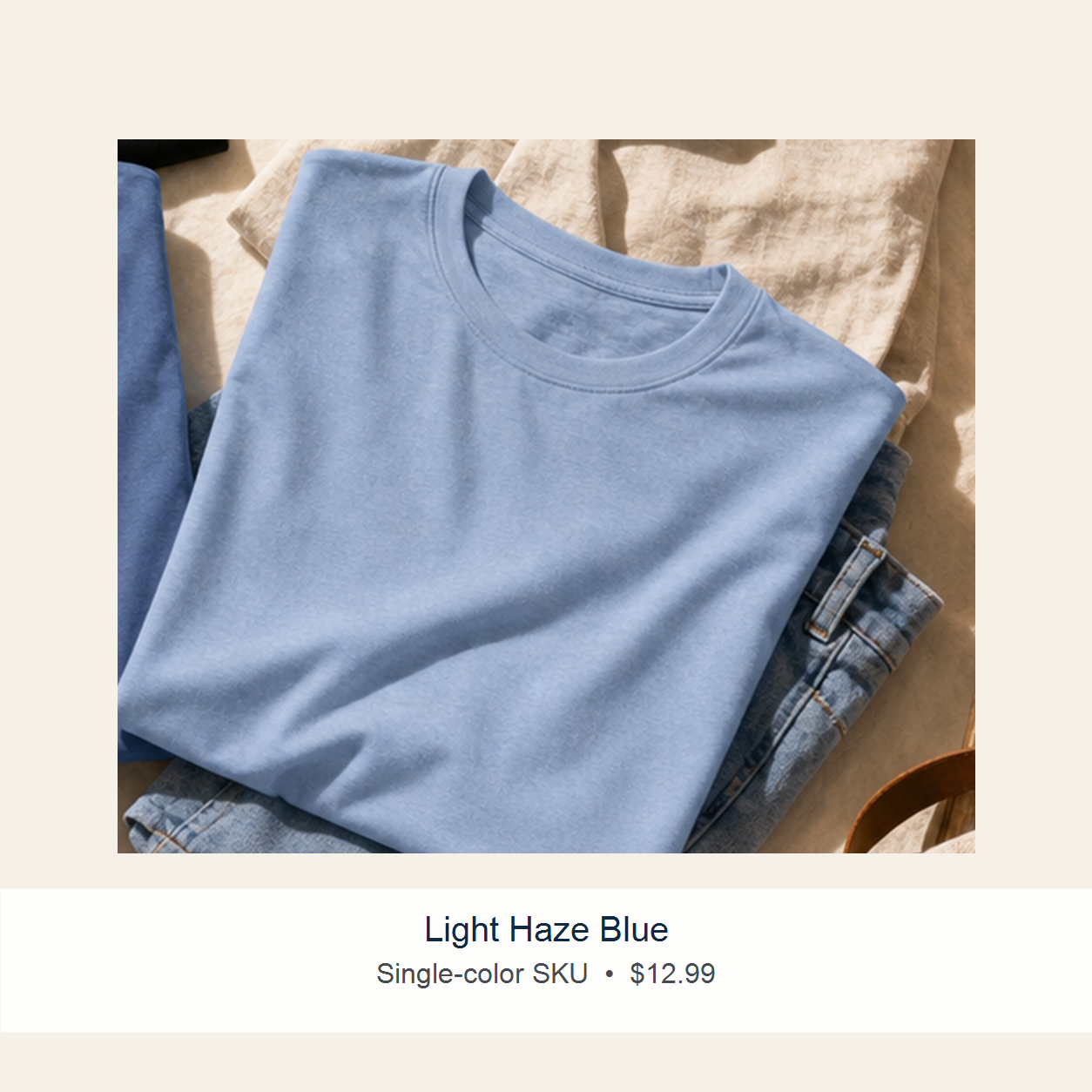 Men's Big & Tall Relaxed Casual Crew Neck T-Shirts 4-Pack - sku light haze blue
