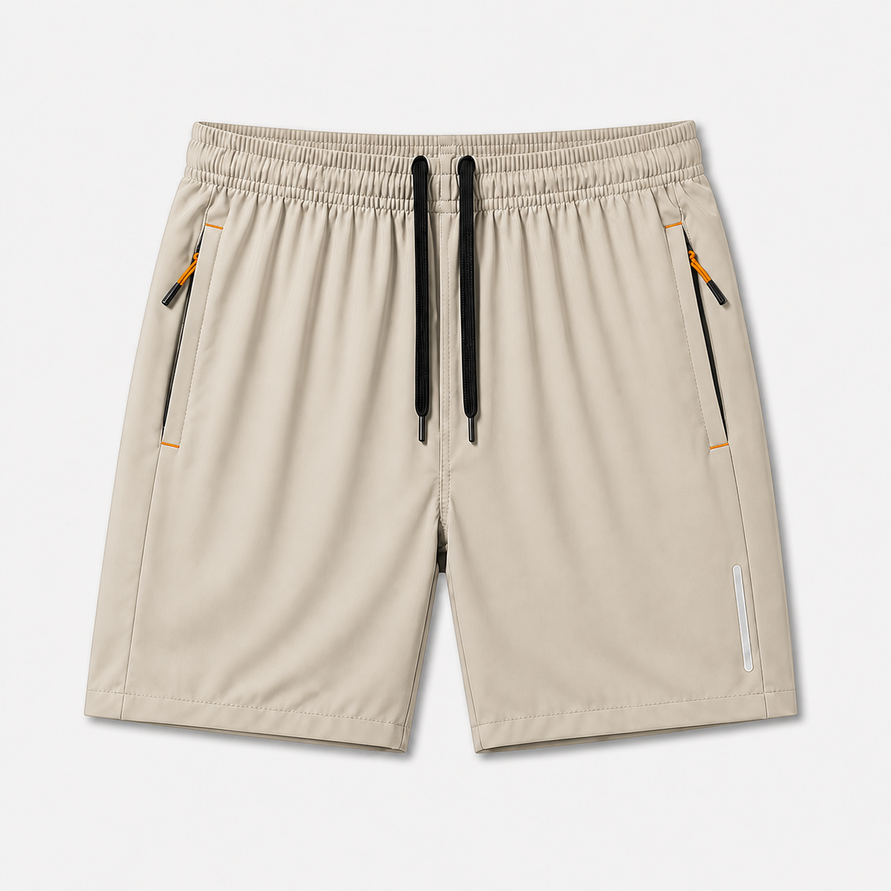 Men's Reflective Zip-Pocket Athletic Shorts Packs SKU option