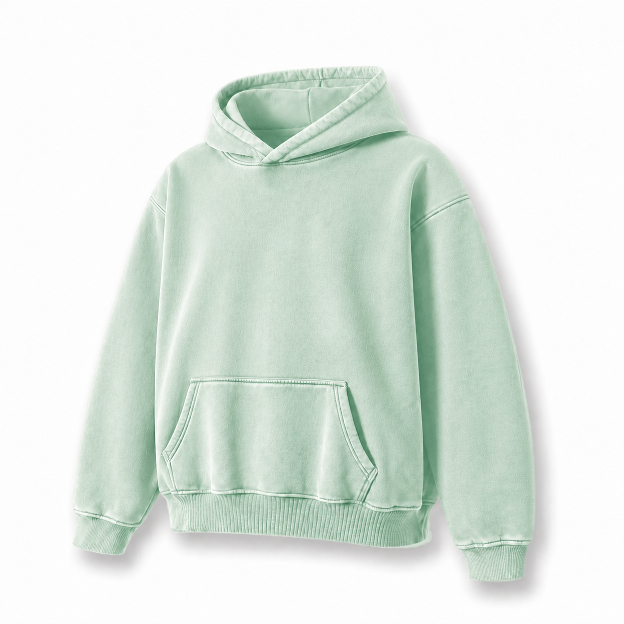 Unisex Boxy Acid Wash Hoodies 8-Pack - Mint Green 8-Pack