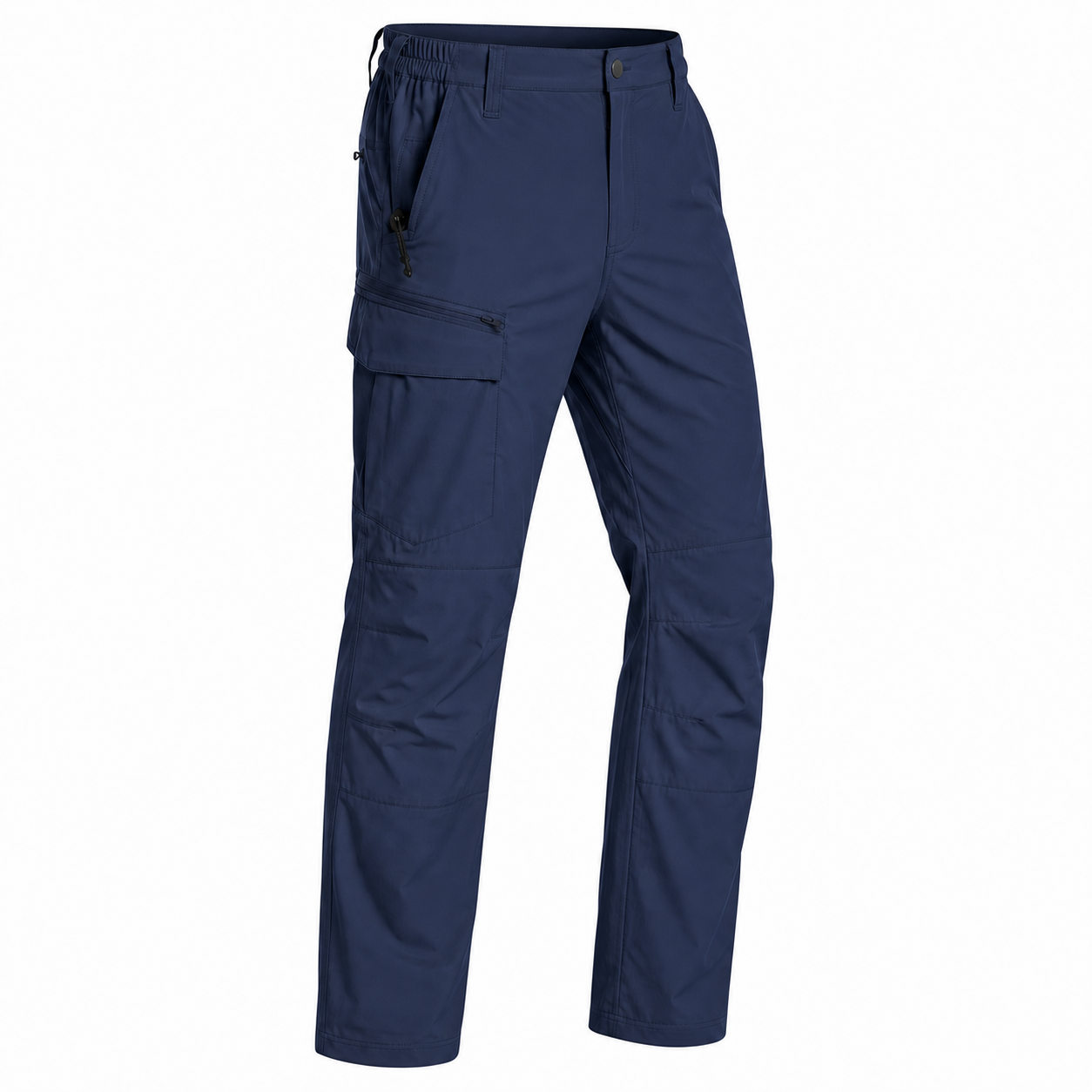 Men's Lightweight Stretch Cargo Pants Packs - sku navy