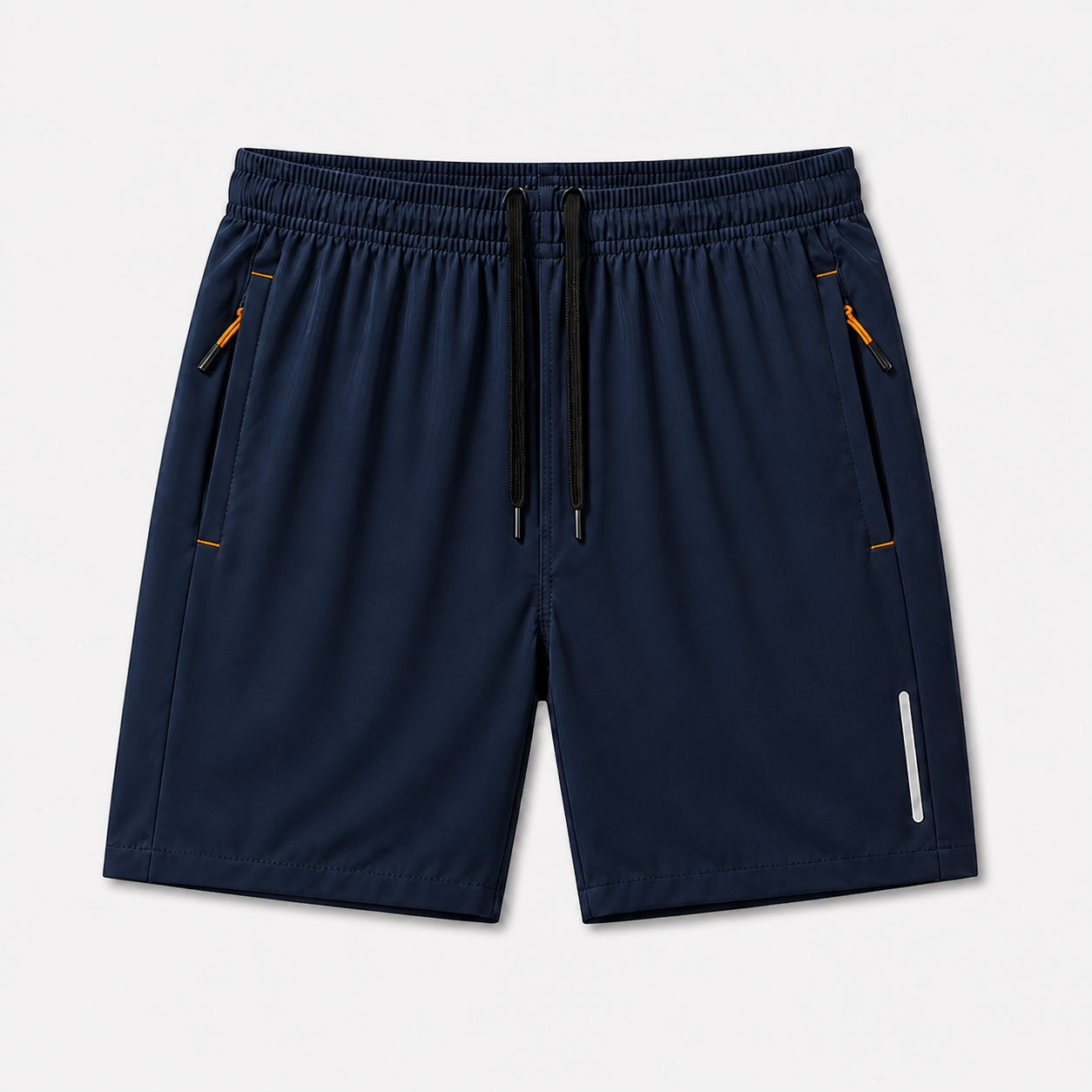 Men's Reflective Zip-Pocket Athletic Shorts Packs SKU option