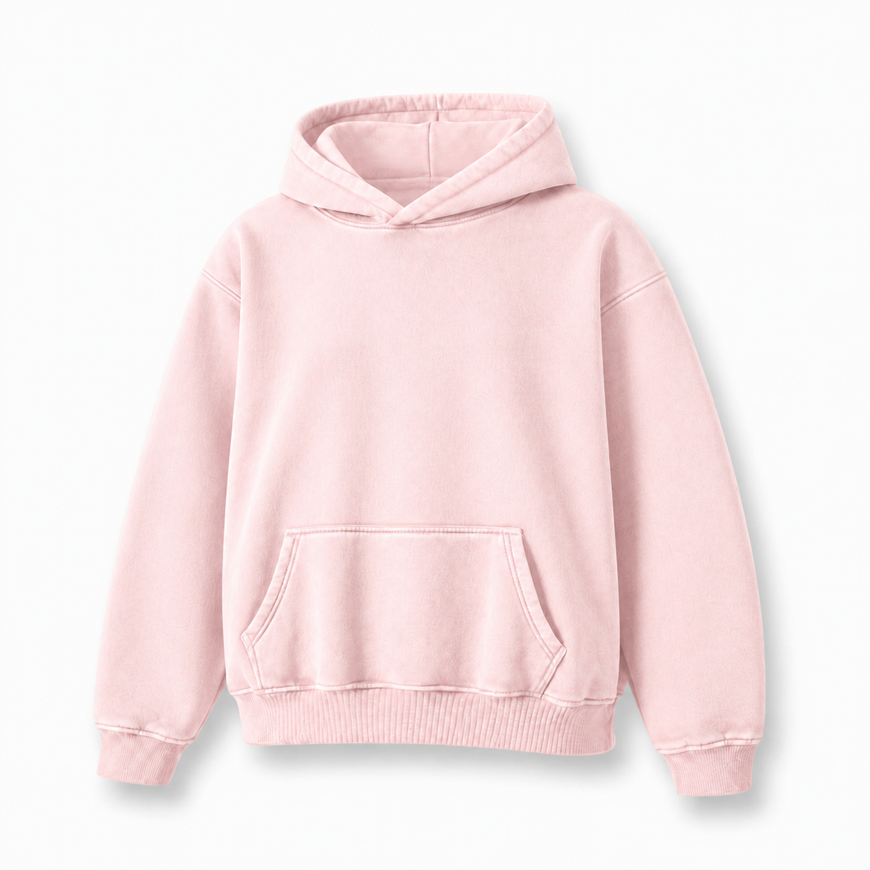 Unisex Boxy Acid Wash Hoodies 8-Pack - Soft Pink 8-Pack