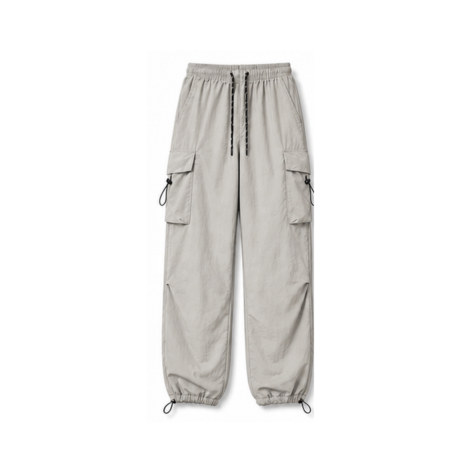 Men's Lightweight Water-Resistant Parachute Cargo Pants Packs SKU option