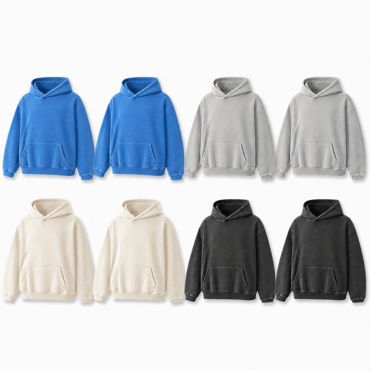 Unisex Boxy Acid Wash Hoodies 8-Pack - variant-blue-grey-basics-8pack