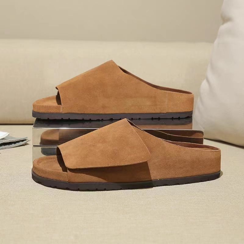 Men's outdoor platform slippers