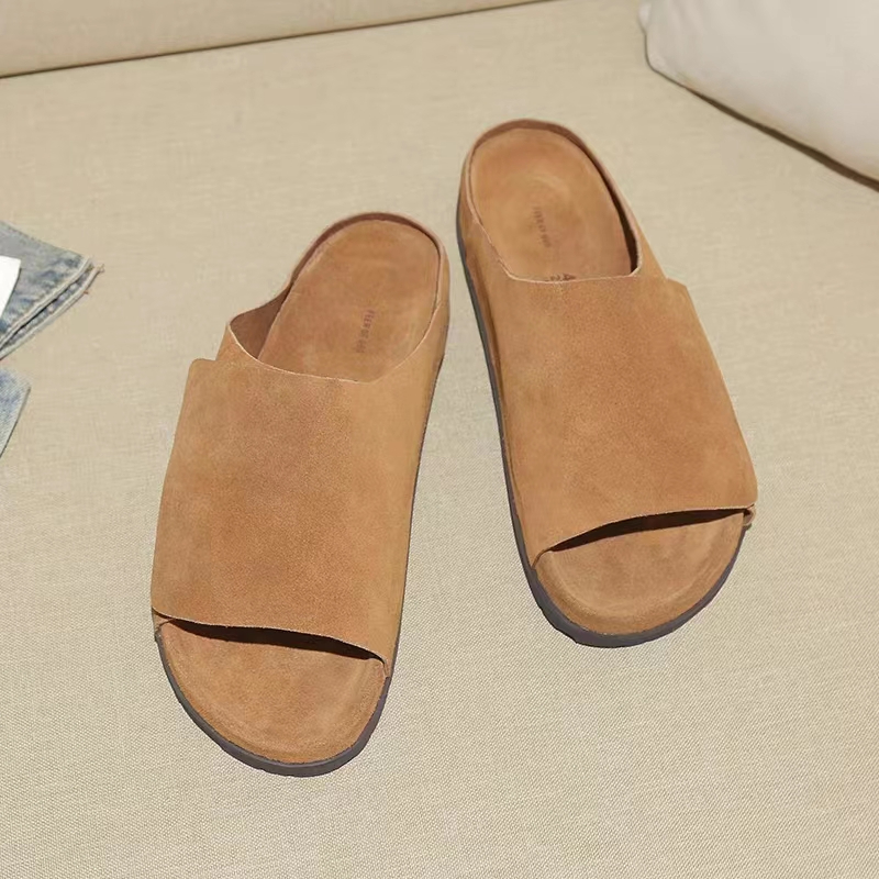 Men's outdoor platform slippers
