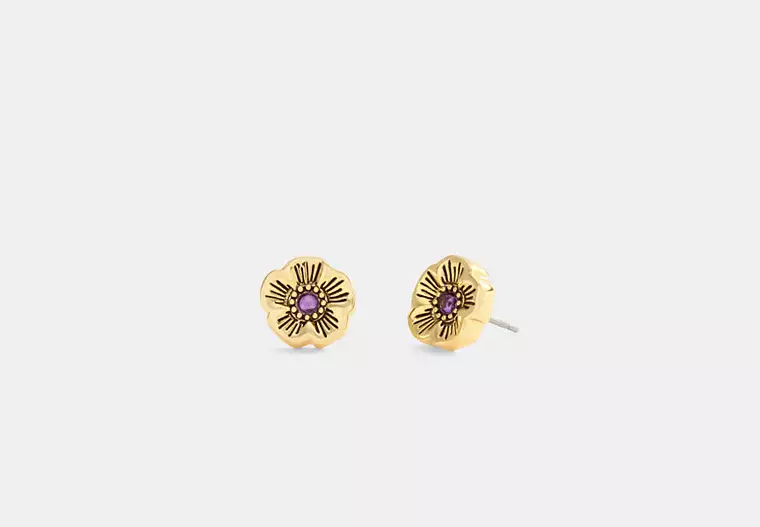 Tea Rose Pendant Necklace And Earrings Gift Set