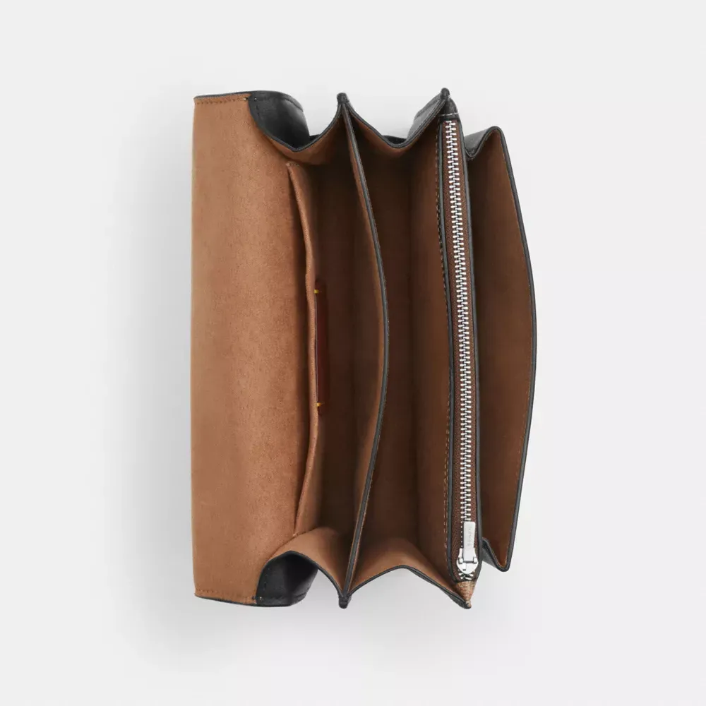 Klare Crossbody Bag In Signature Canvas With Bow Print