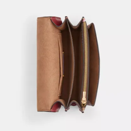 Mini Klare Crossbody Bag In Signature Canvas With Cherry Print