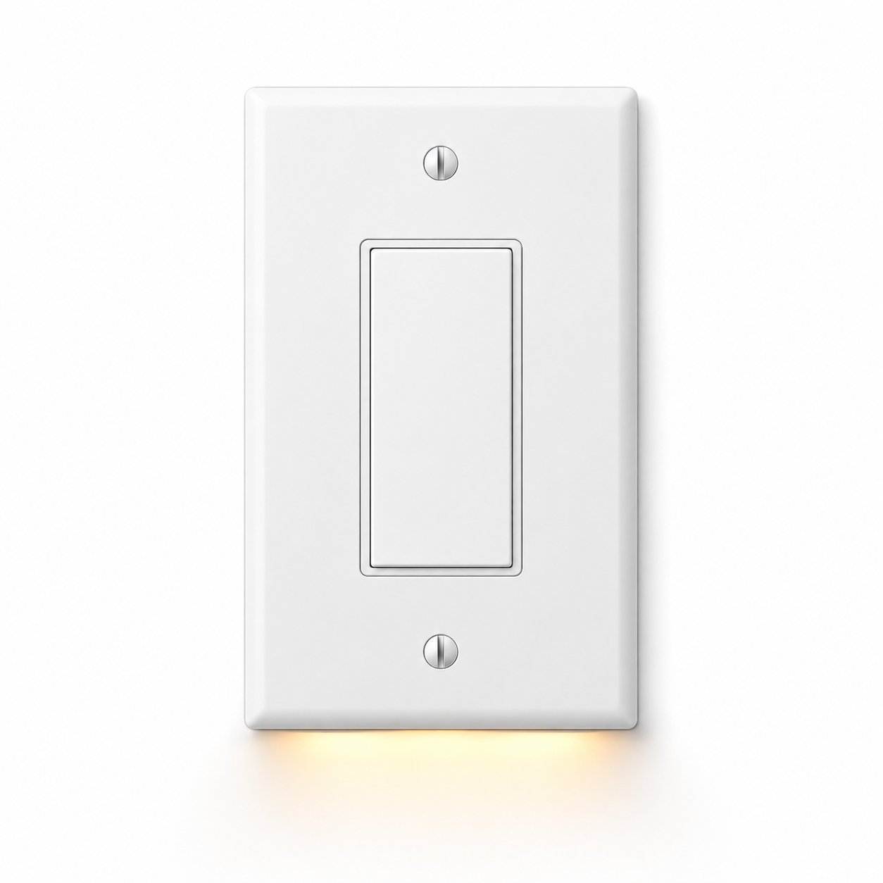 Outlet Wall Plate with LED Night Lights – No Batteries or Wires [UL FCC CSA Certified]