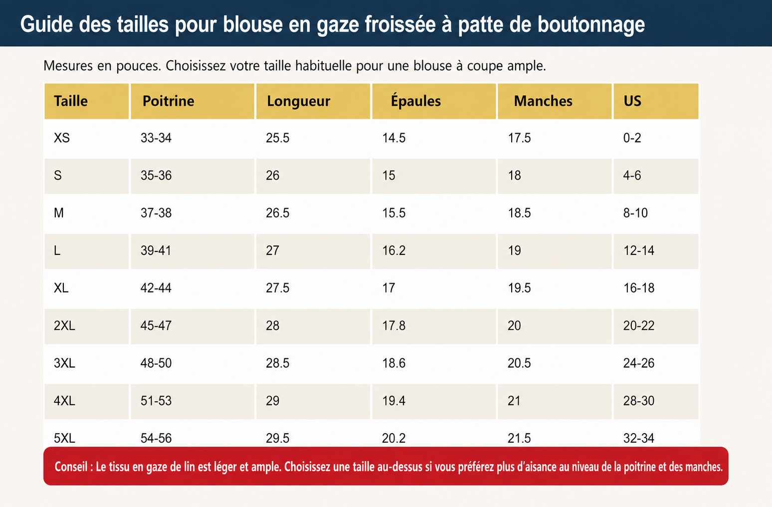 ⏰ Grande liquidation⚡12 pièces seulement 33,99 €⚡Blouses en gaze de lin pour femme avec boutons et col