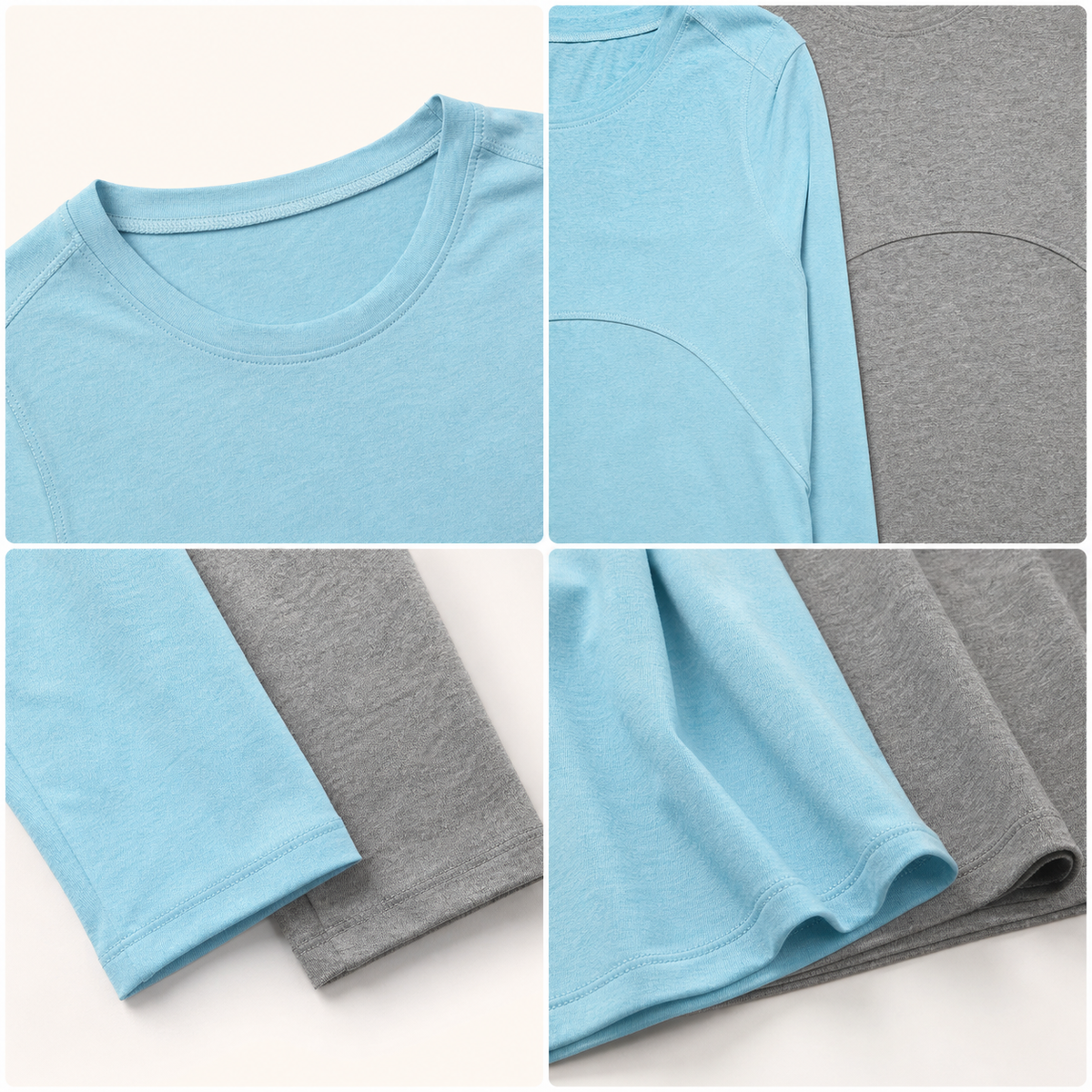 ⏰Damen Langarmshirt mit Rundhalsausschnitt