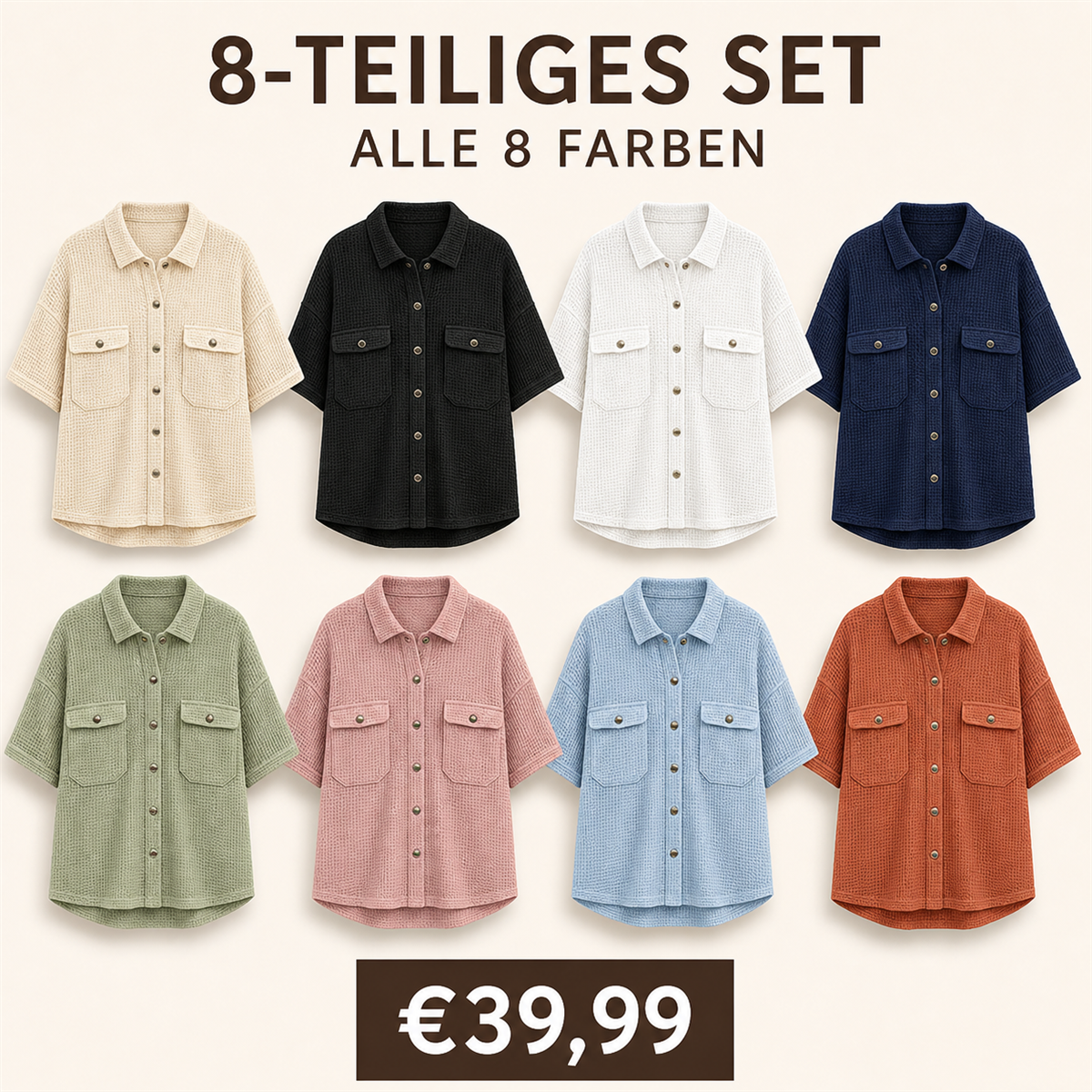8-teiliges Komplettset