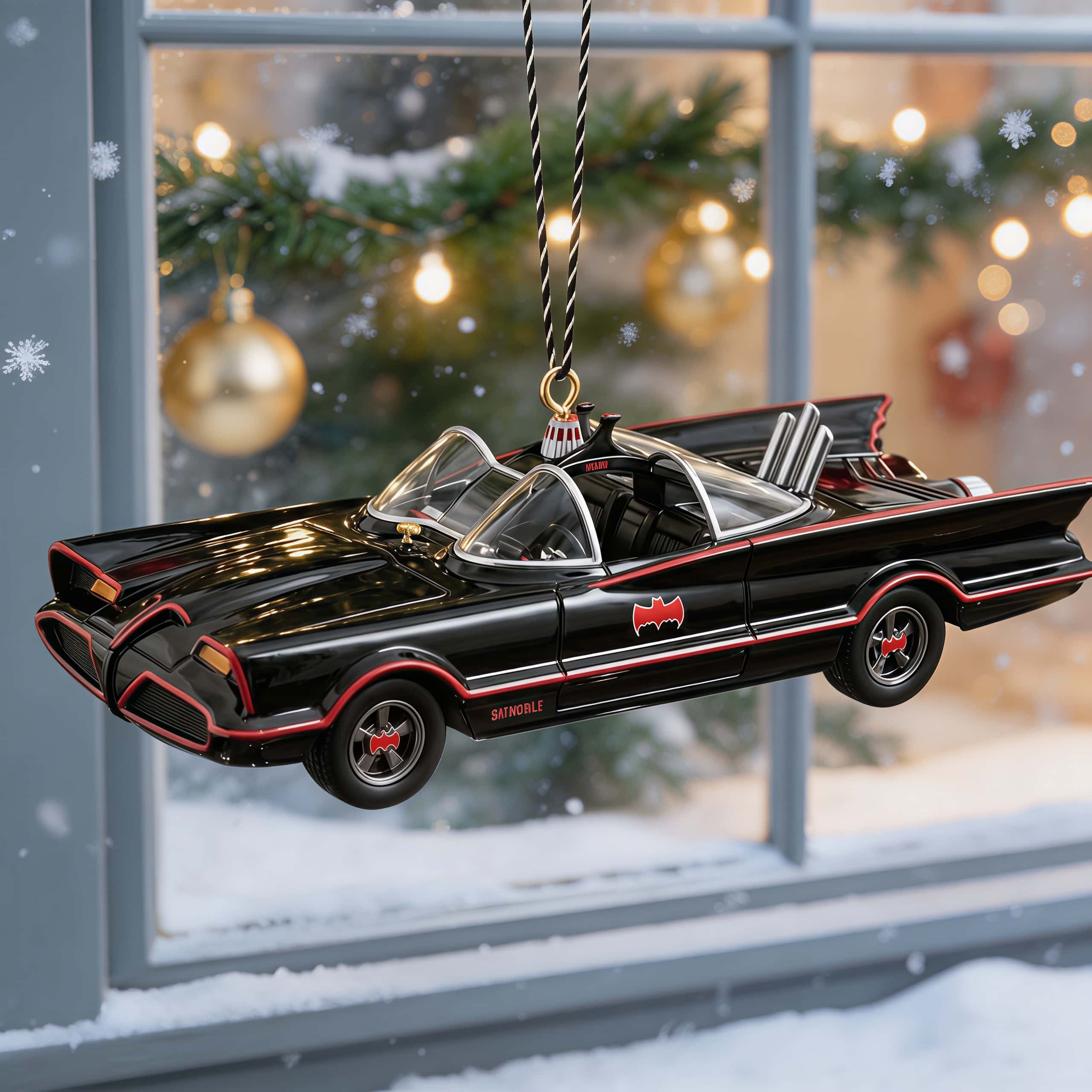 Batmobile 60th Anniversary Edition Christmas Ornament