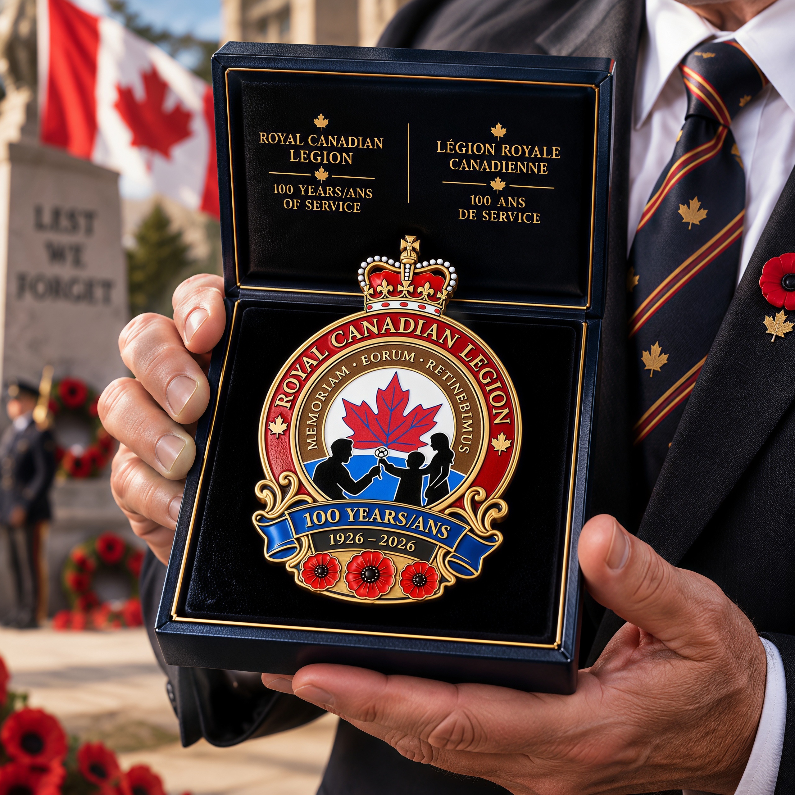 Royal Canadian Legion 100th Anniversary Tribute Badge