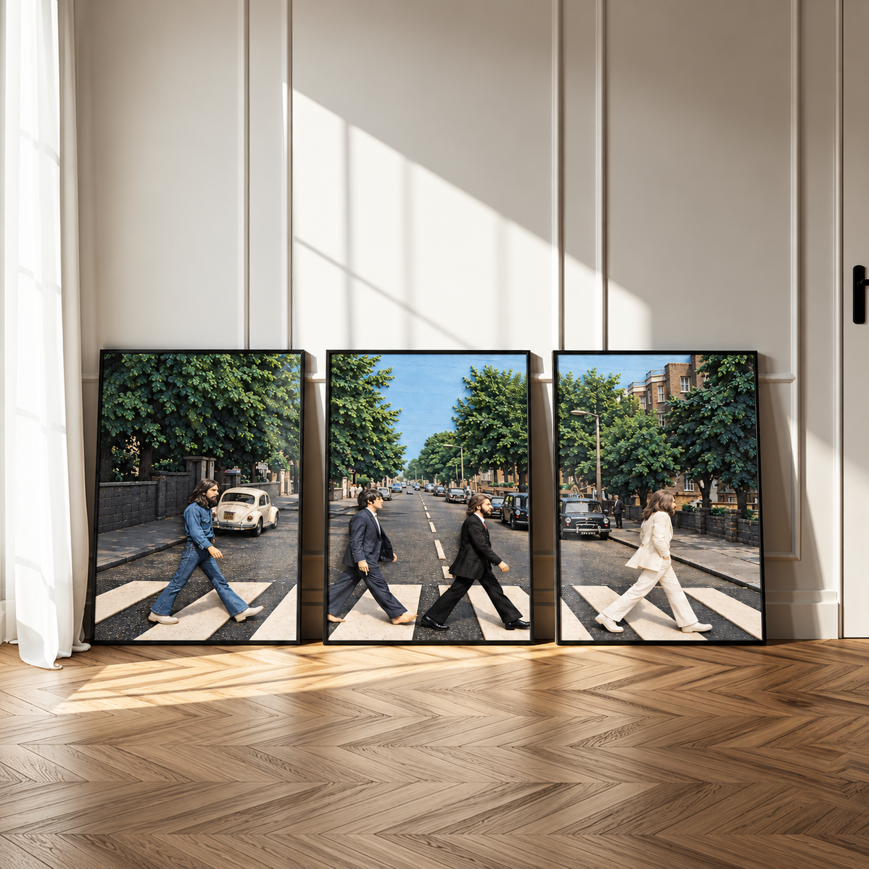 Fab Four Abbey Road Wall Art Set