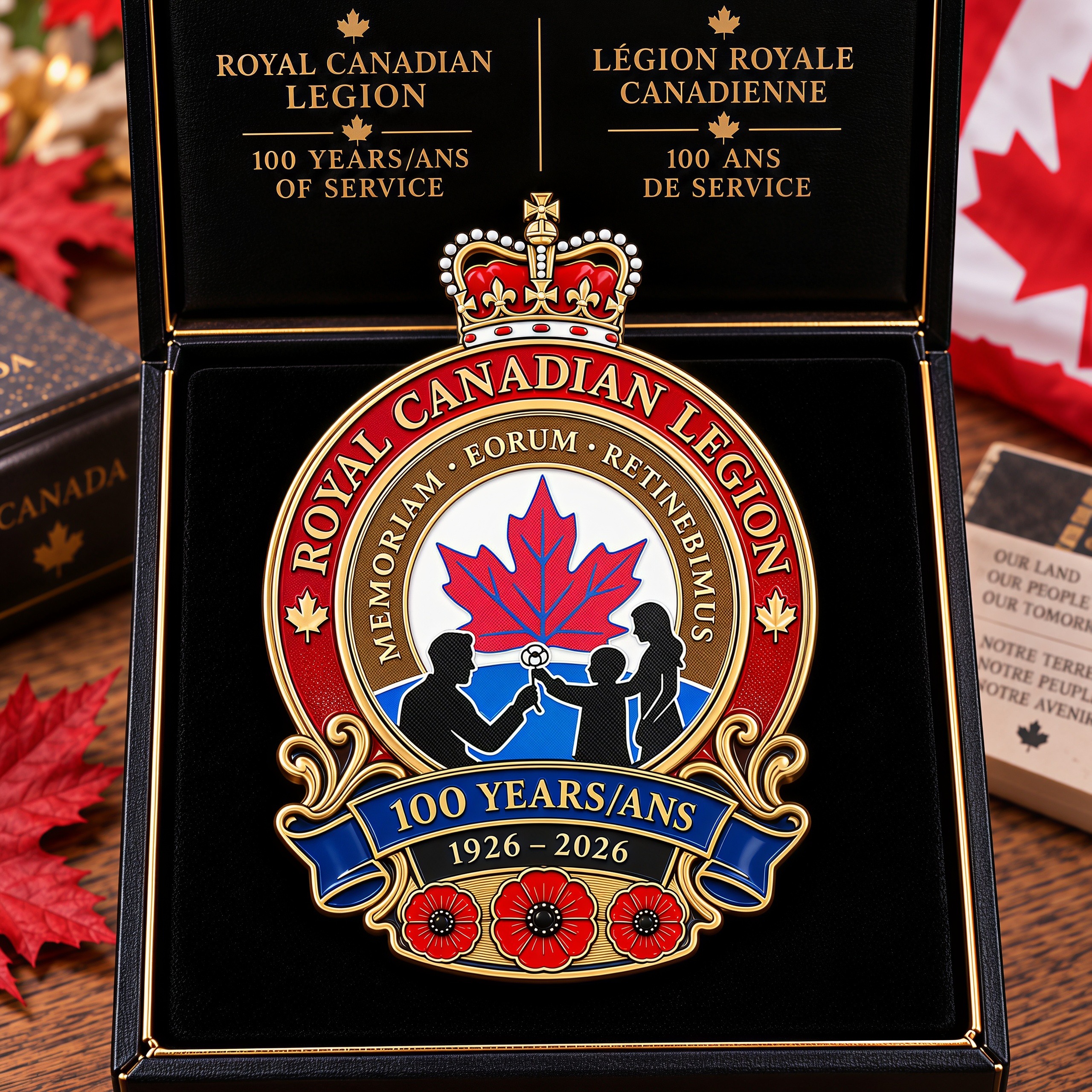 Royal Canadian Legion 100th Anniversary Tribute Badge