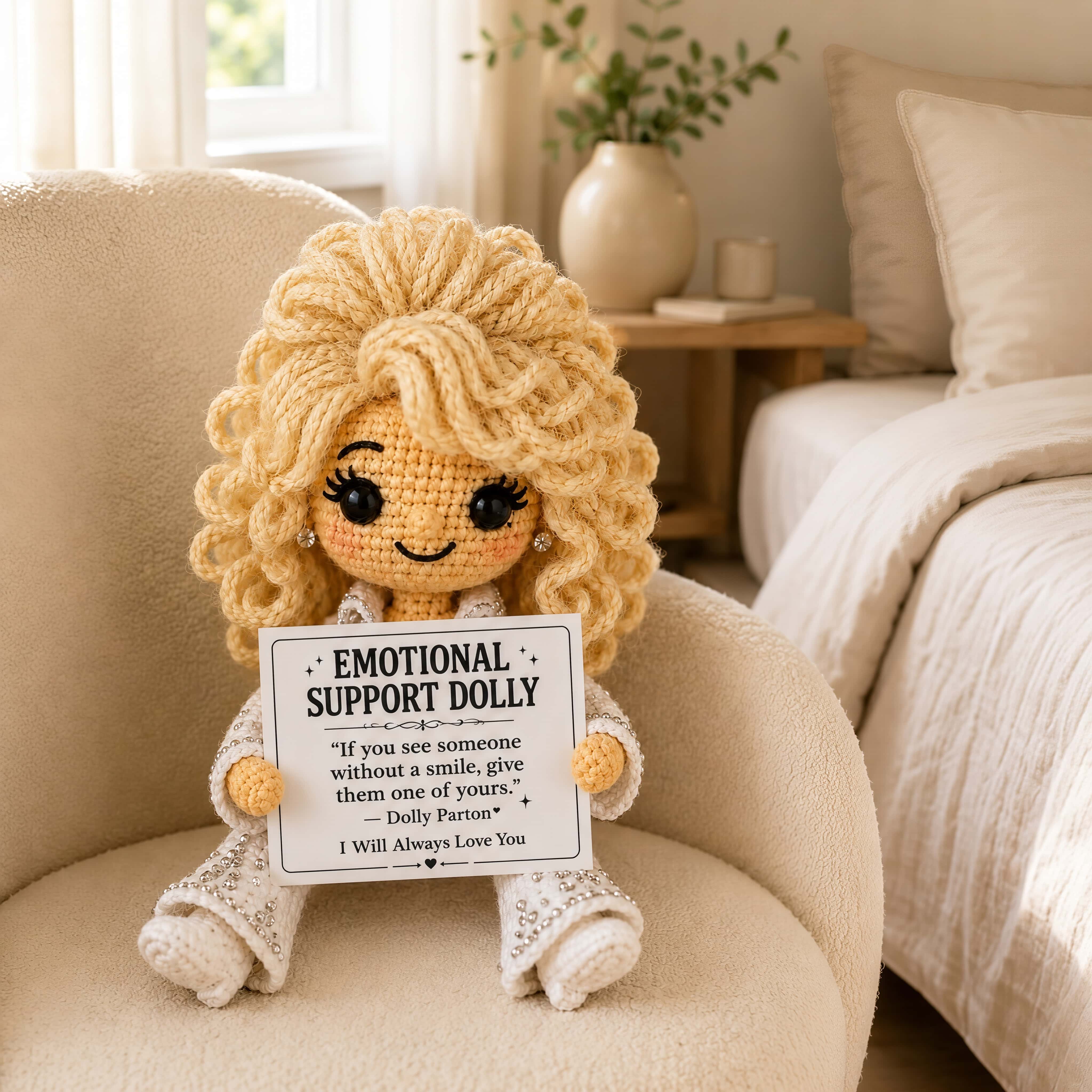 I Will Always Love You – Dolly Inspired Emotional Support Doll