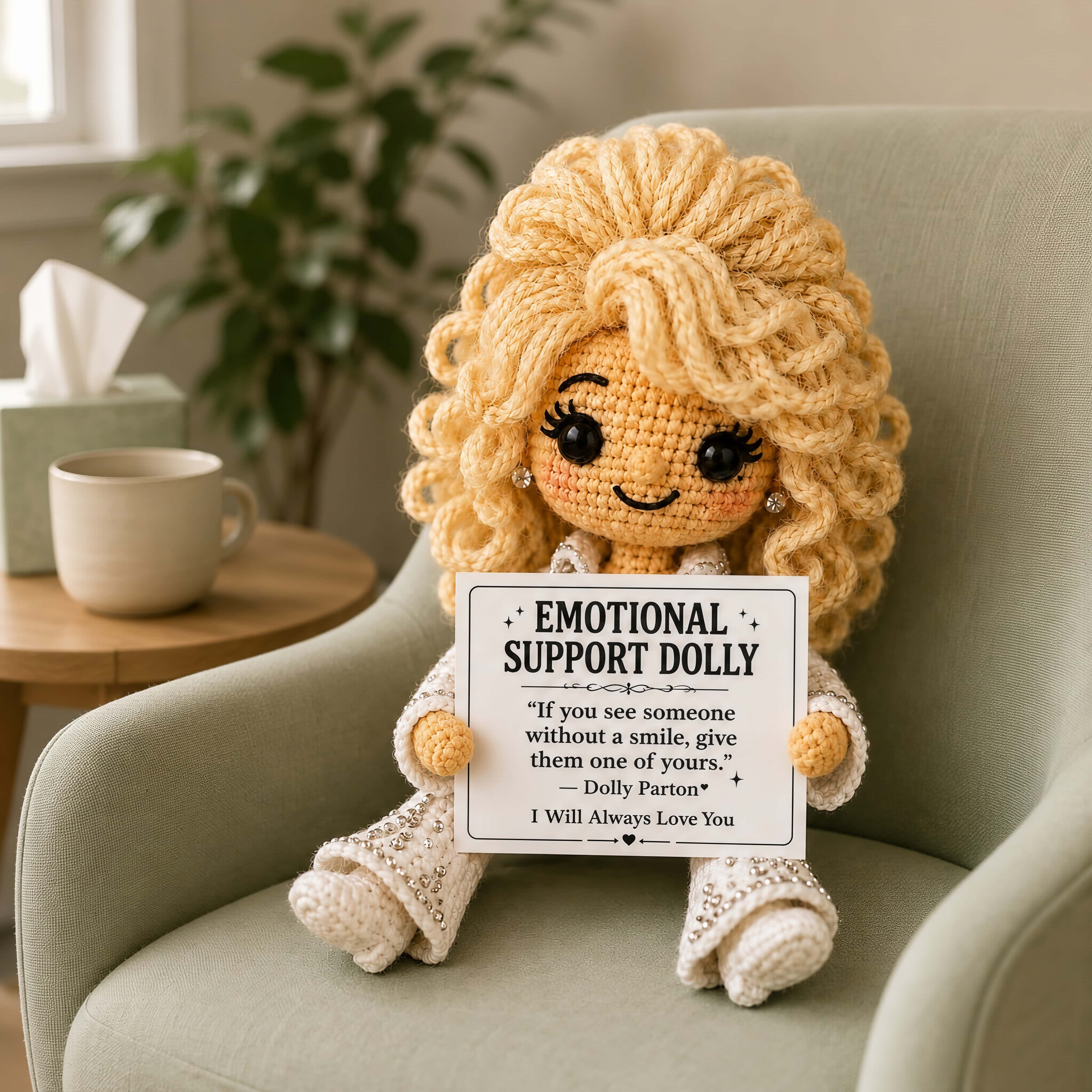 I Will Always Love You – Dolly Inspired Emotional Support Doll