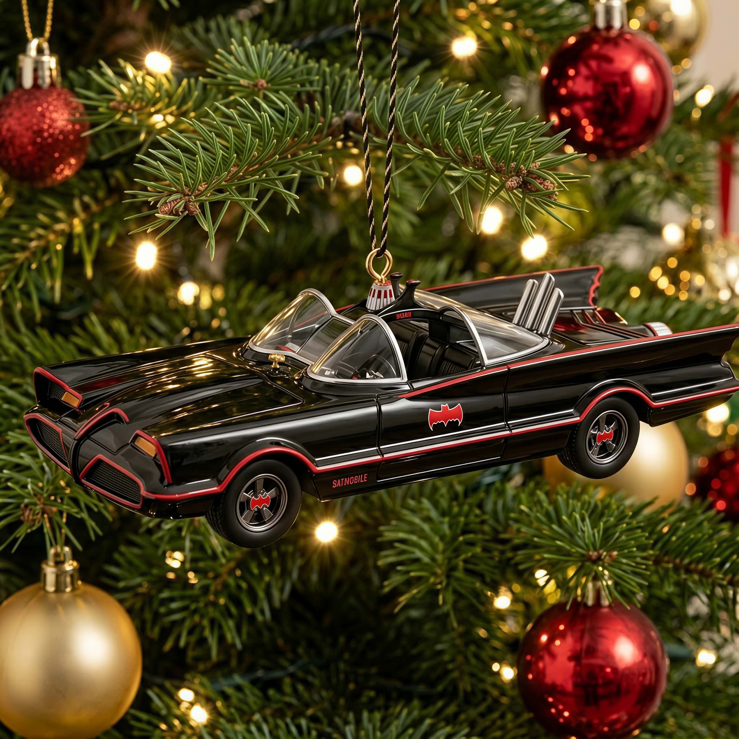 Batmobile 60th Anniversary Edition Christmas Ornament