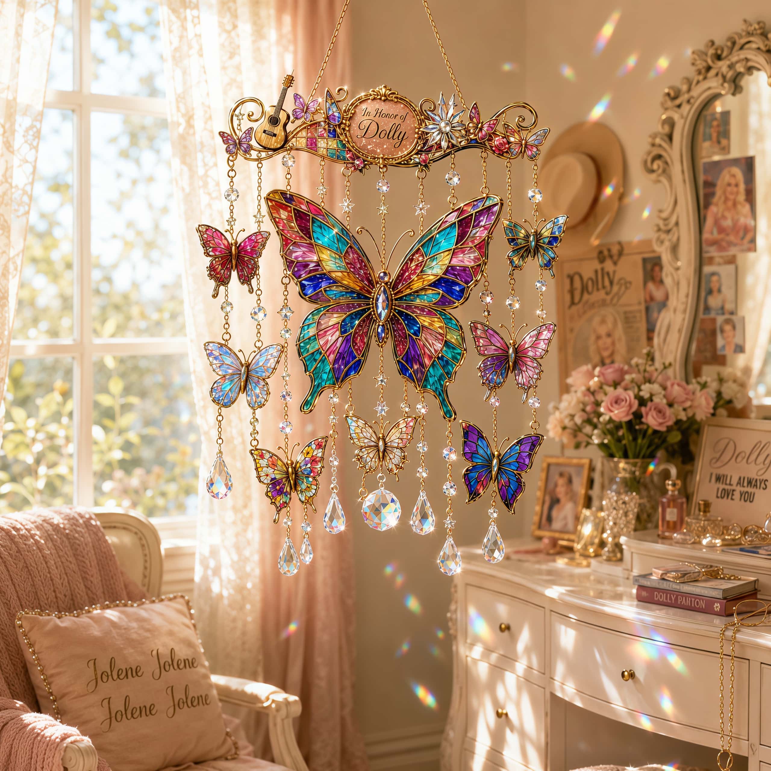 Love Is Like a Butterfly — In Honor of Dolly Ornament
