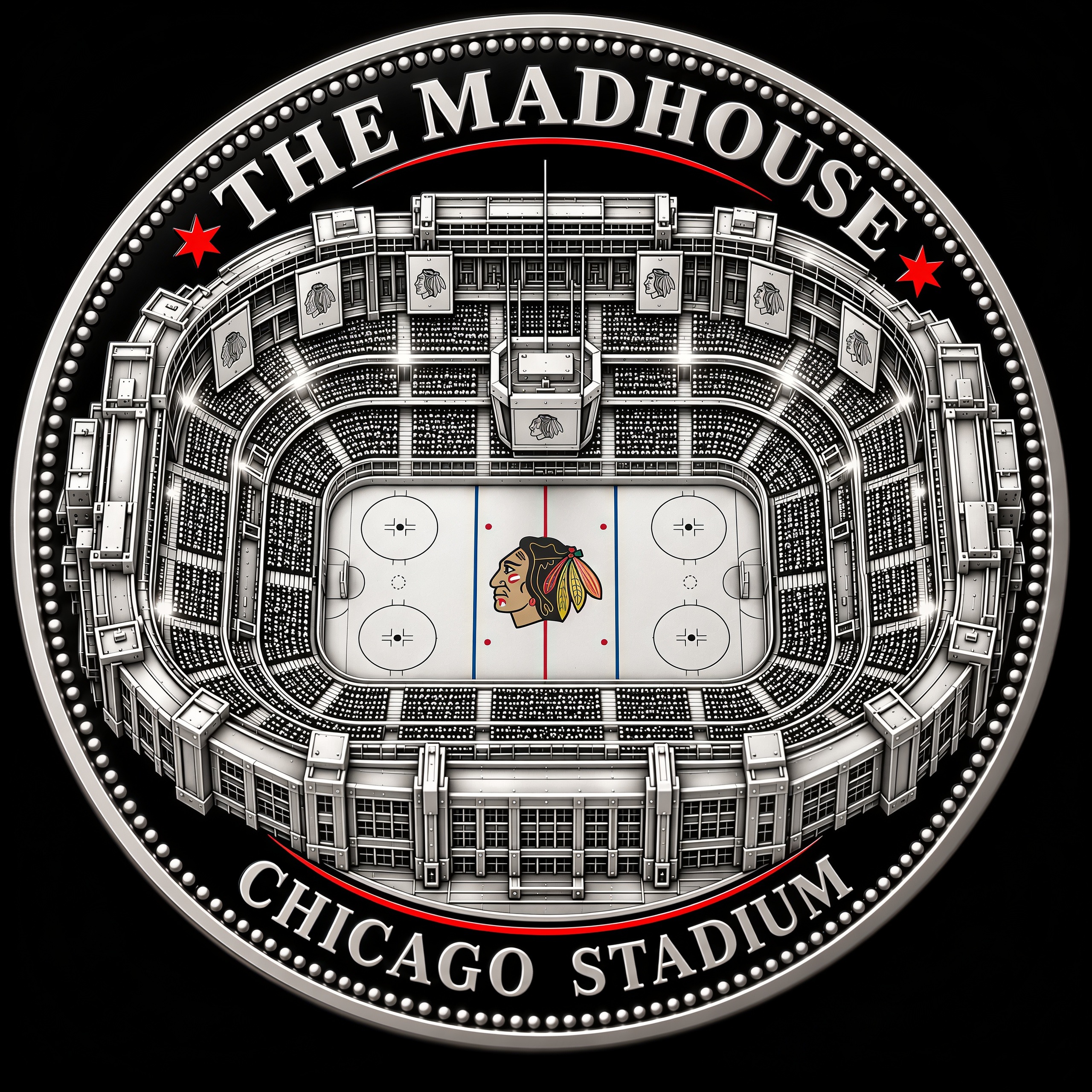 Let’s Go Hawks! Chicago Blackhawks 100th Anniversary Commemorative Coin