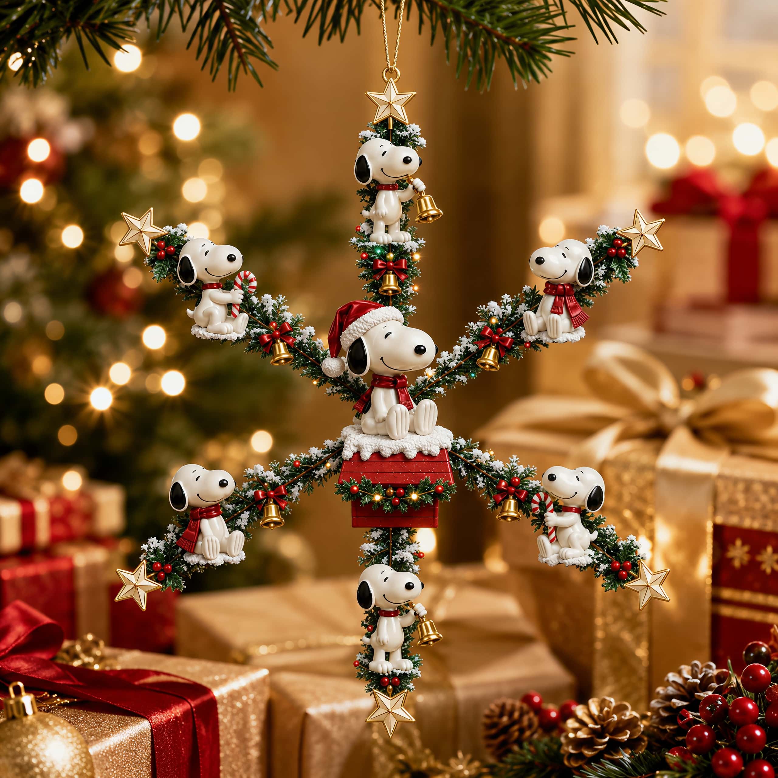 The World-Famous Beagle Christmas Snowflake Ornament – Holiday Collector Edition