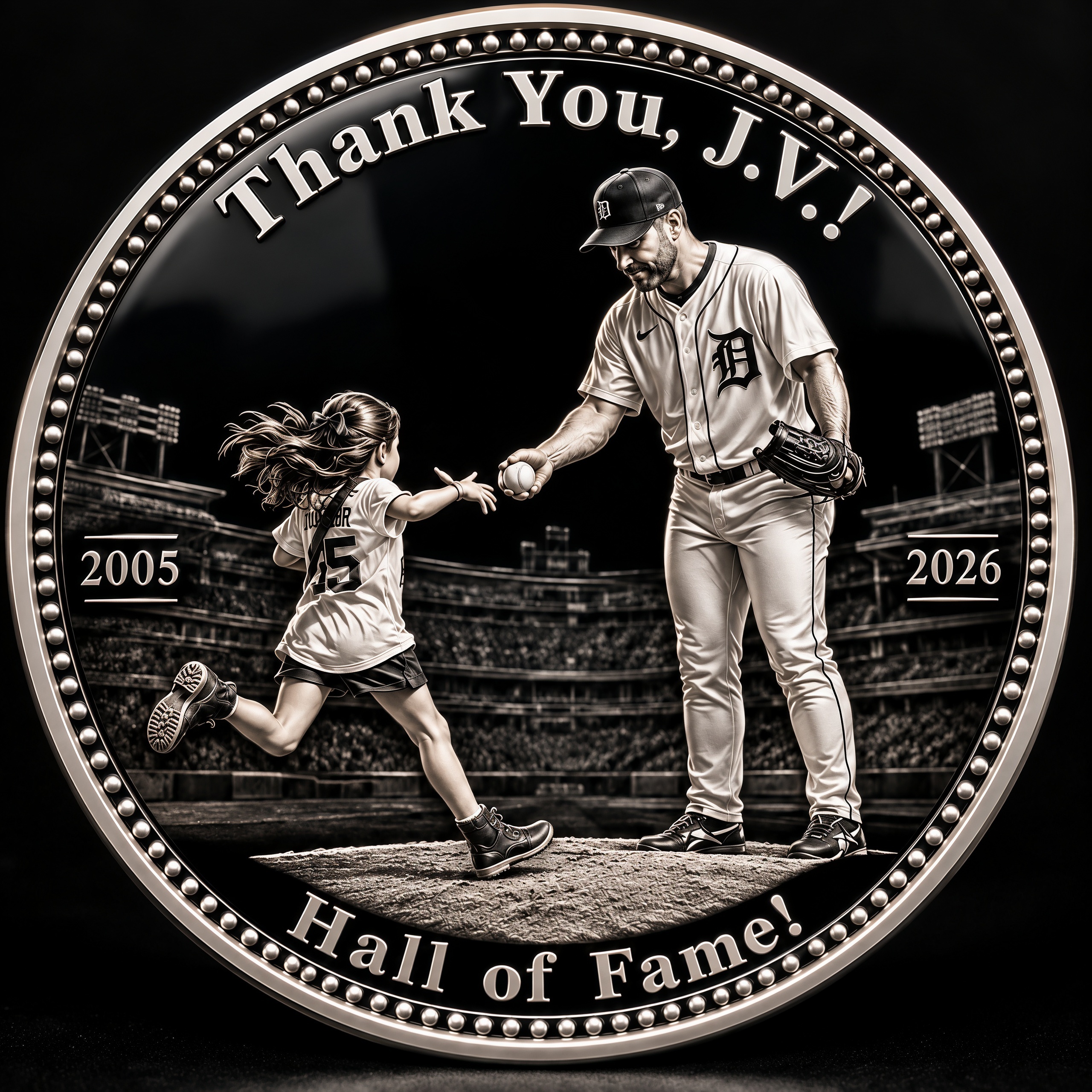 Bless You Boys! Justin Velander Retirement Commemorative Coin