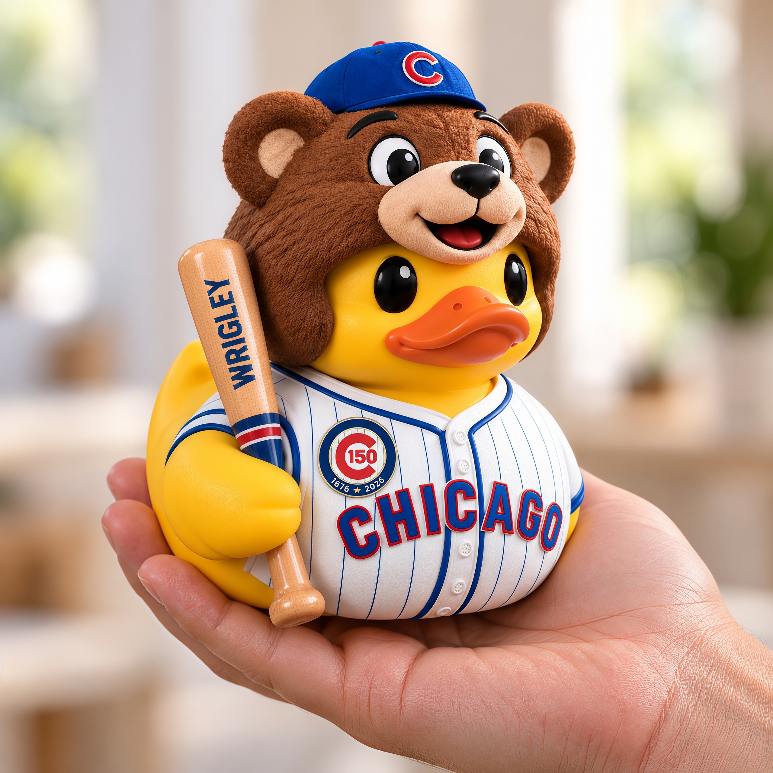 Go Cubs Go! Chicago Clark 150th Anniversary Duck