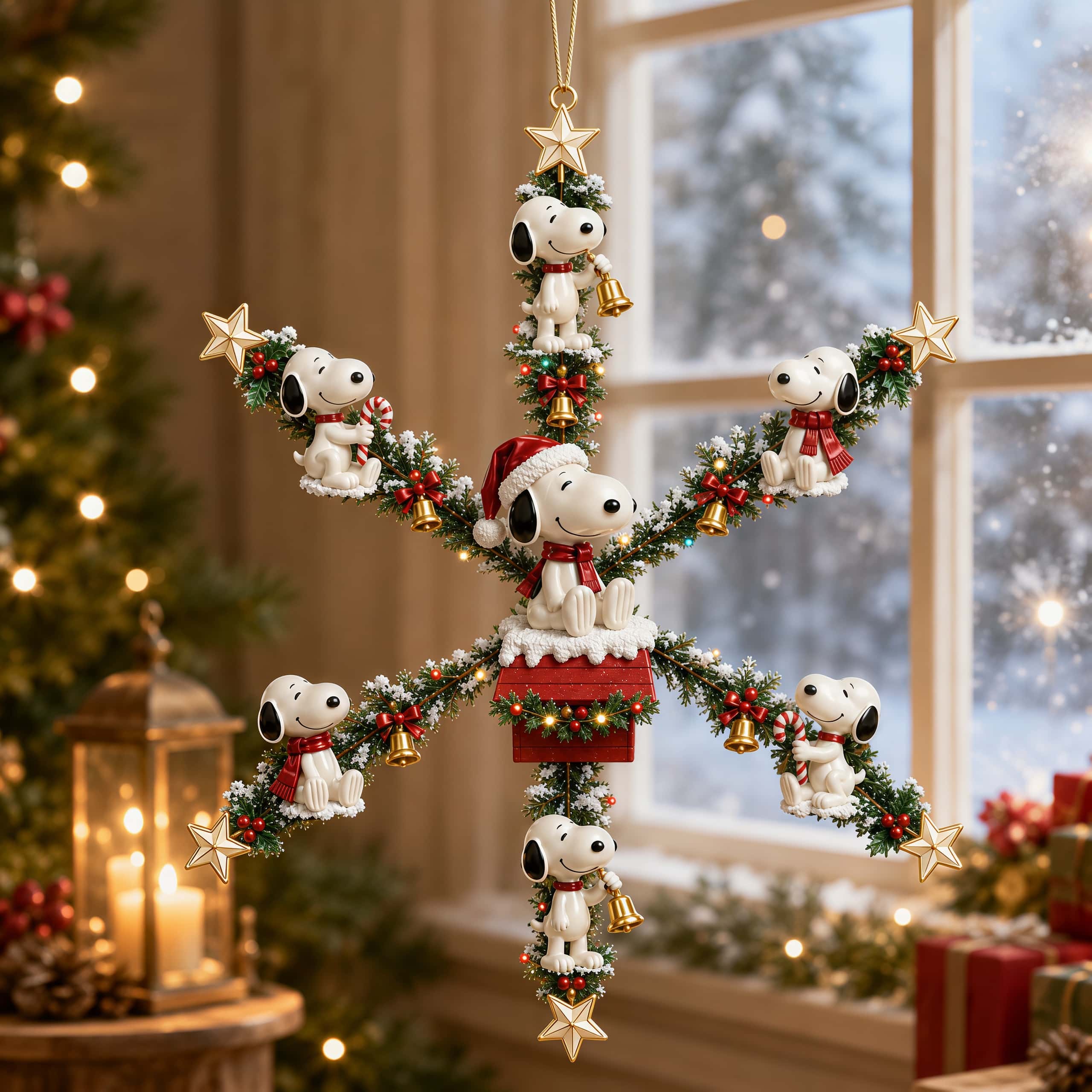 The World-Famous Beagle Christmas Snowflake Ornament – Holiday Collector Edition