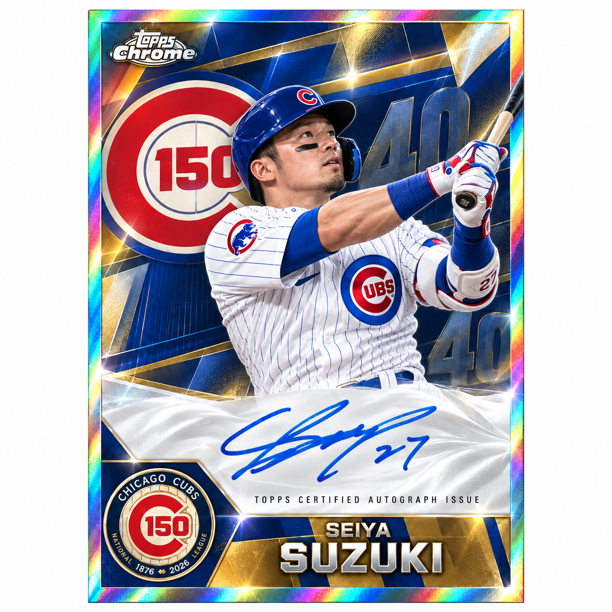 Fly the W! Chicago 150th Anniversary Trading Card Hobby Box