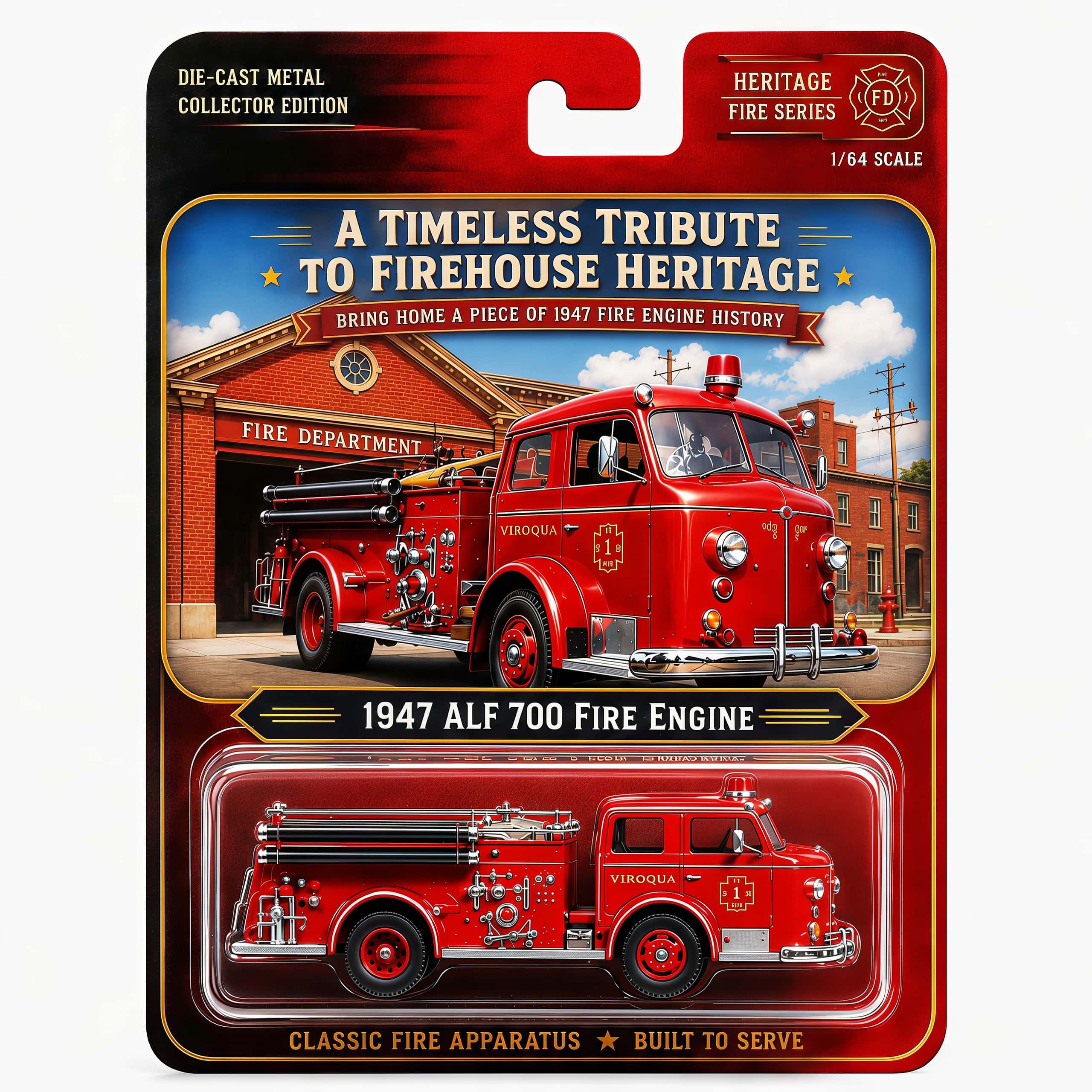 1947 ALF 700 Pumer Fire Engine Models Collector Edition