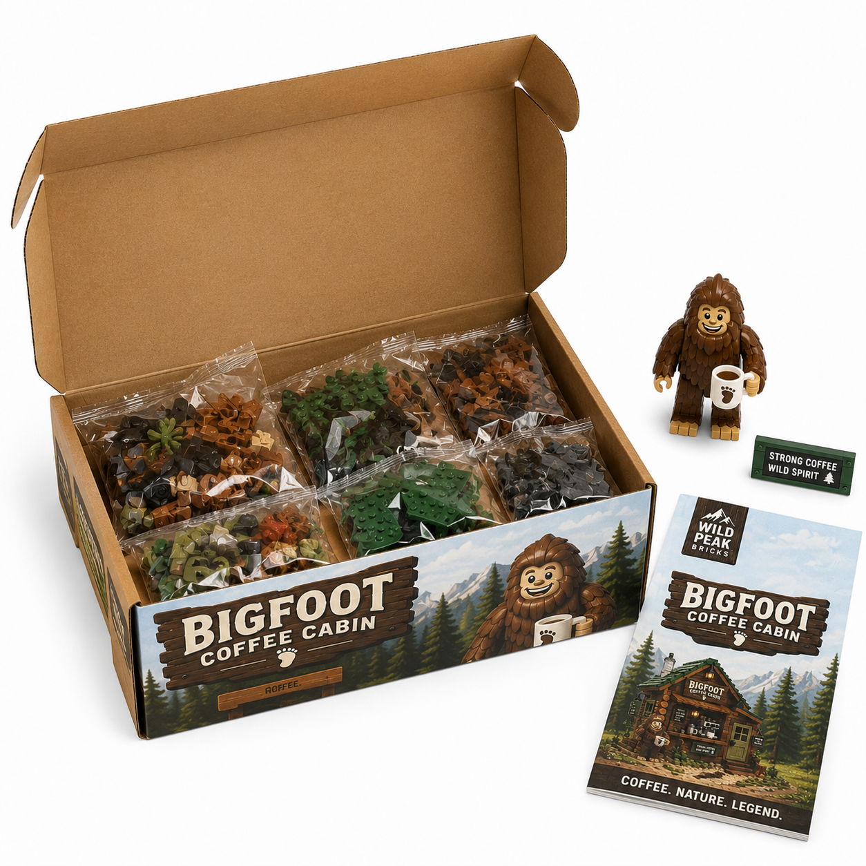 Cozy Cryptid Cabins-Bigfoot Coffee Cabin