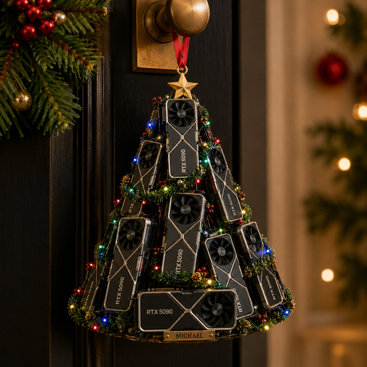 RTX 5090 Gaming Legend Christmas Tree Ornament