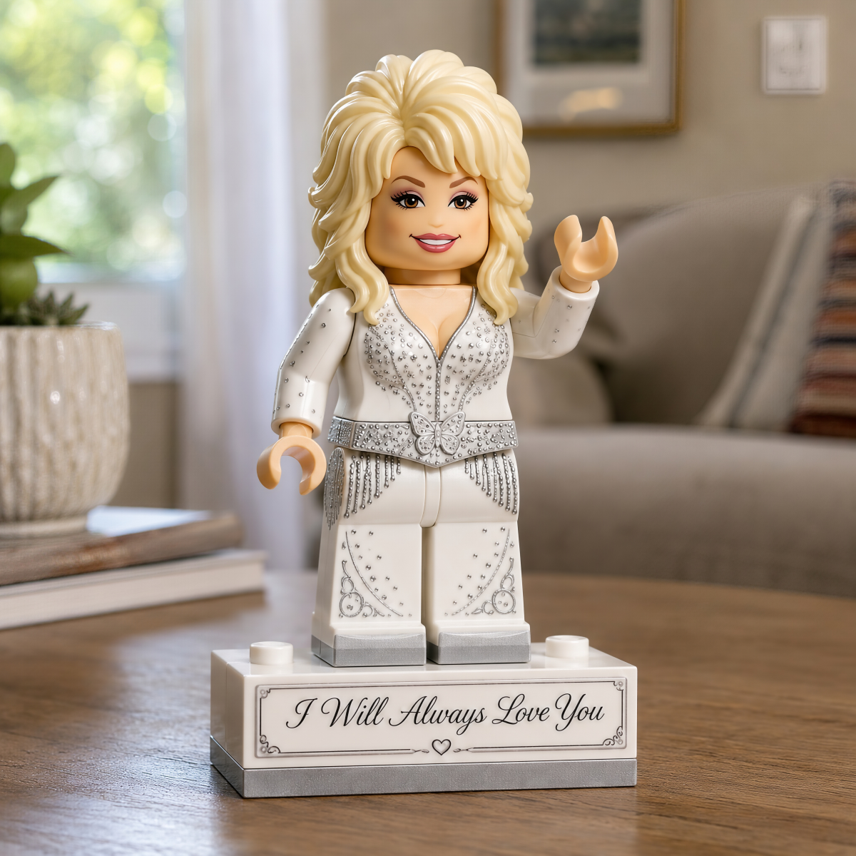 Dolly “I Will Always Love You” Forever in Our Hearts Minifigure Tribute